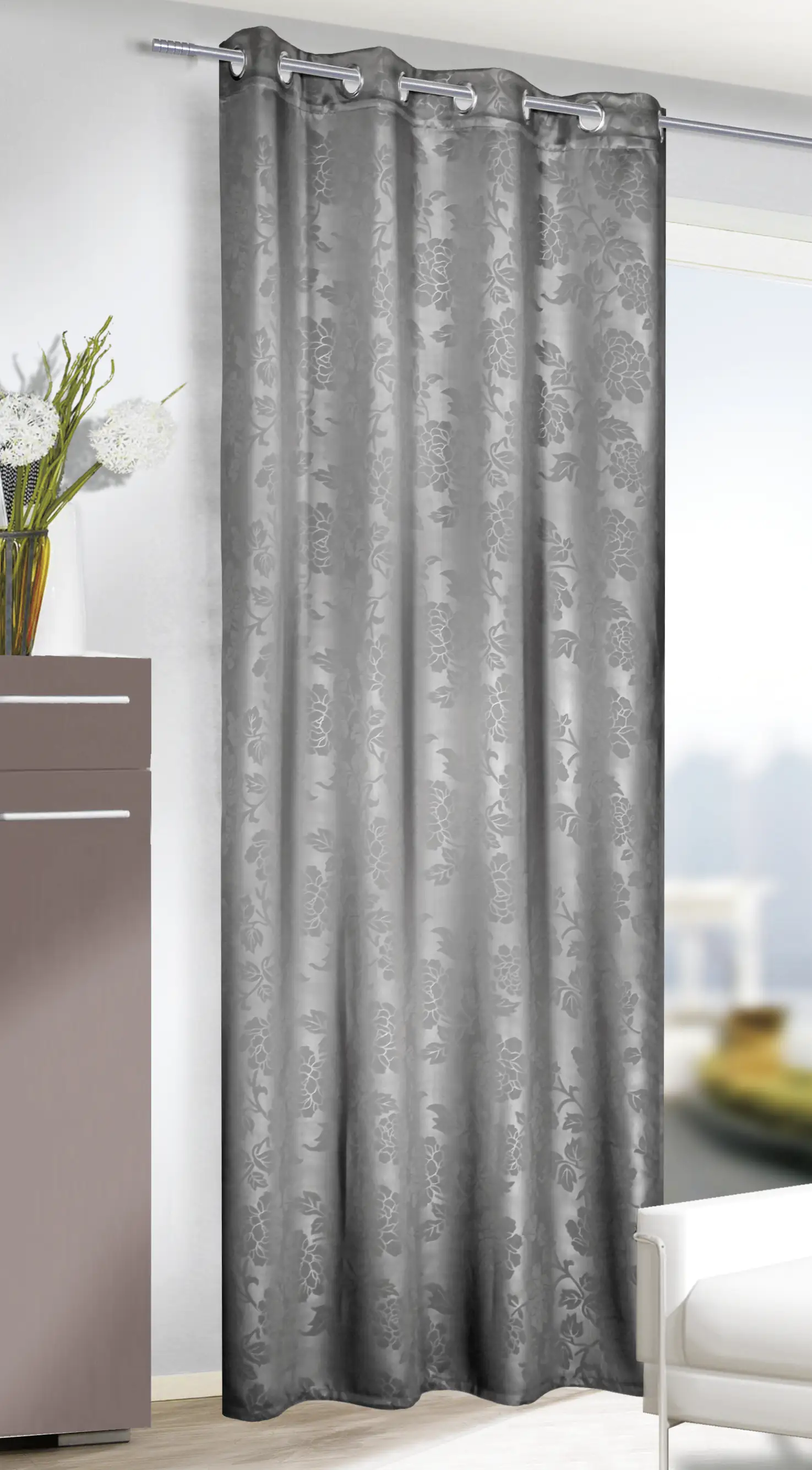 Neusser Collection Ösenschal Marita silber, 245 x 135 cm Neusser Collection Ösenschal Marita silber, 245 x 135 cm