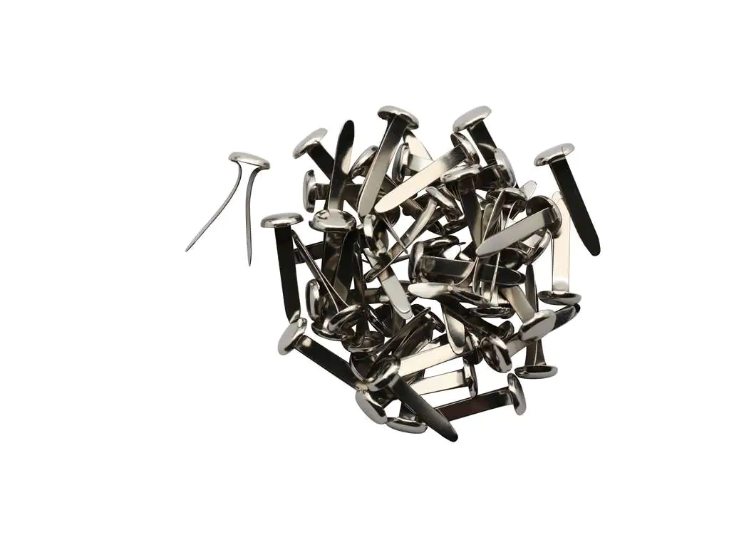 Glorex Musterbeutelklammer 19 mm silberfarben 50 Stück