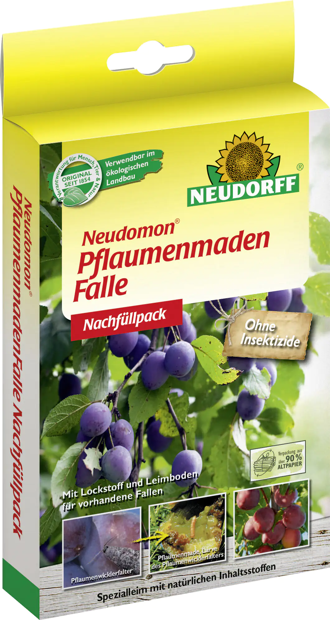 Neudomon Pflaumenmadenfalle Nachrüst-Set 1 Set