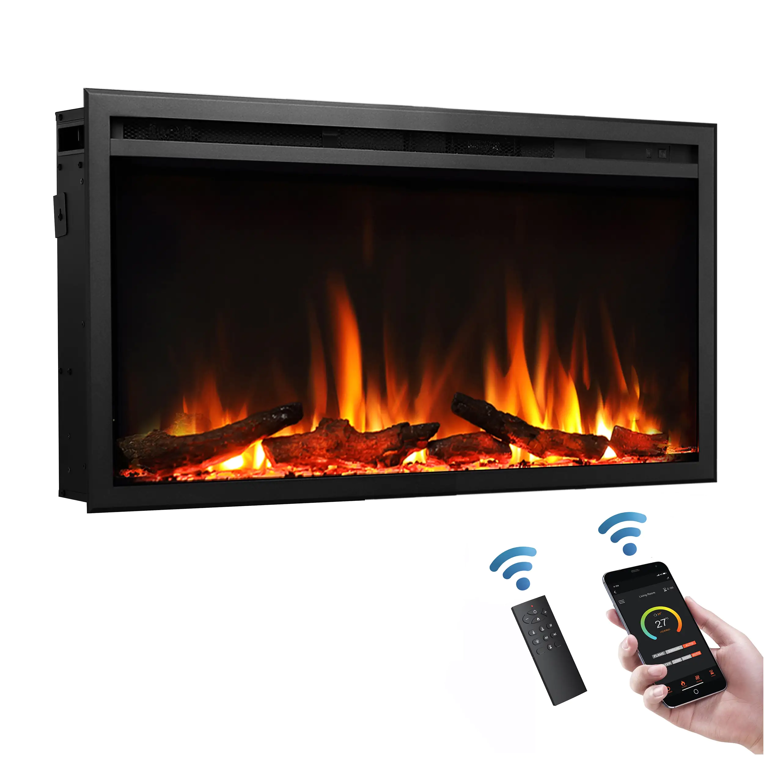 Balderia Elektrokamin schwarz Athena 36 1000/1500 Watt 49,5 x 92,8 cm Balderia Elektrokamin schwarz Athena 36 1000/1500 Watt 49,5 x 92,8 cm