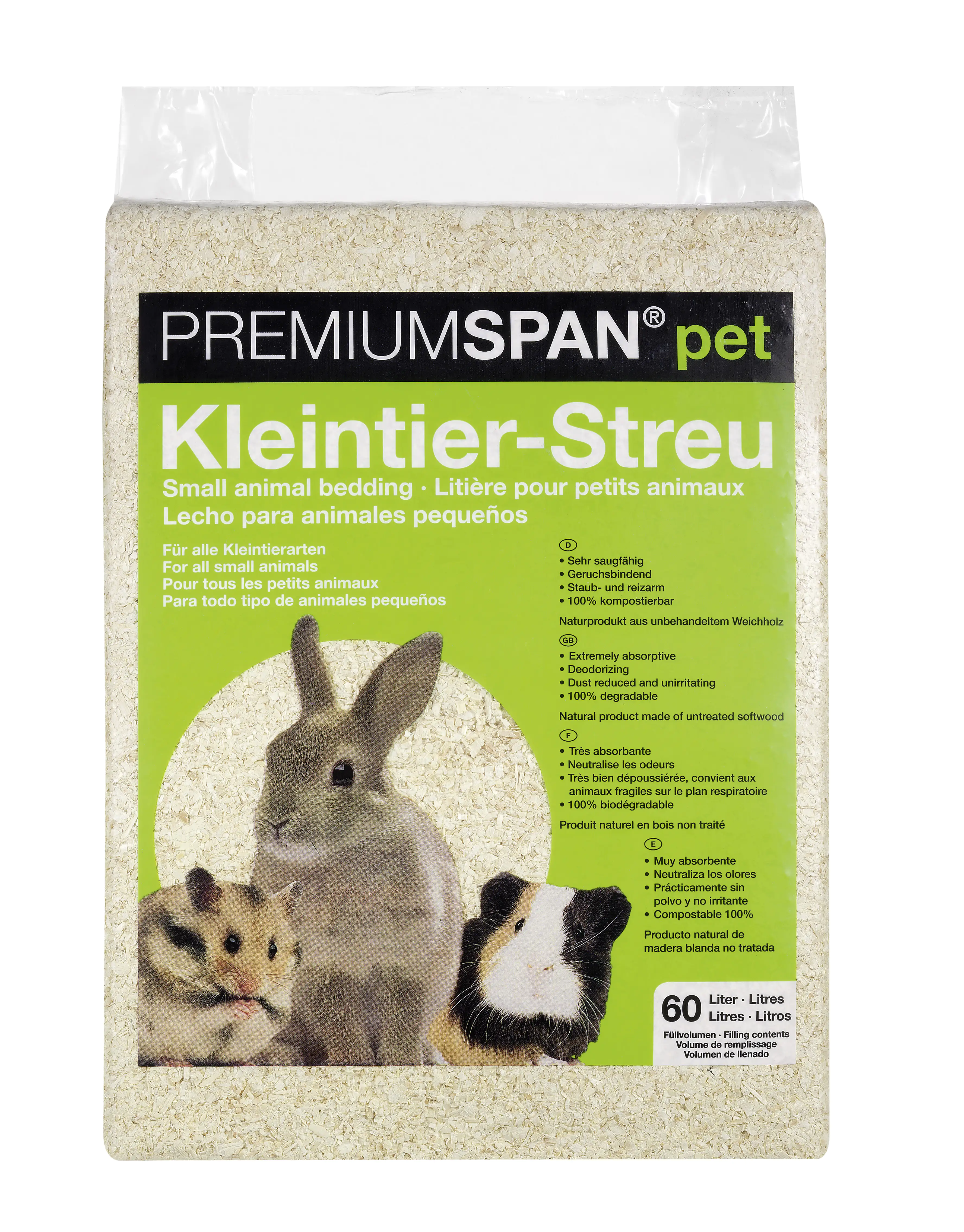 4260116540265 Premiumspan Kleintierstreu Hobelspäne 3,5 kg