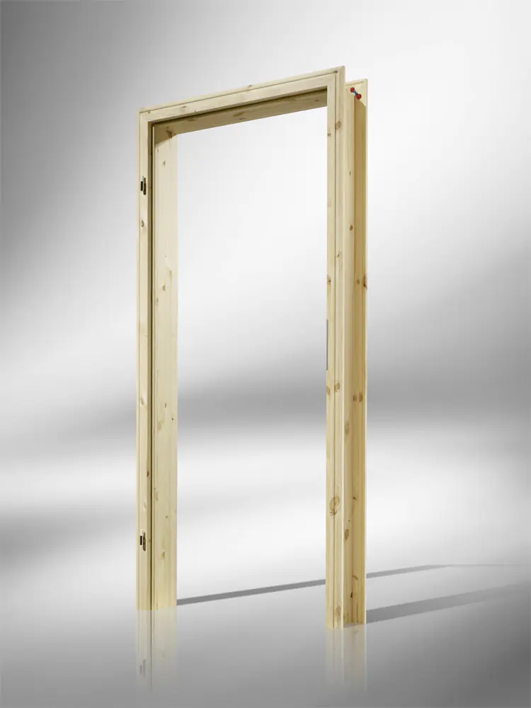 Borne Zarge Kiefer roh 61 cm DIN links profiliert
