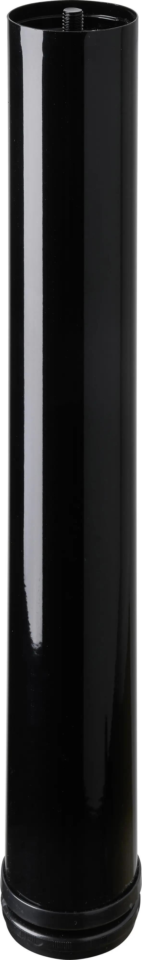 Hettich Tischbein Stahl Ø 6 x 40-43 cm schwarz - 1 Stück