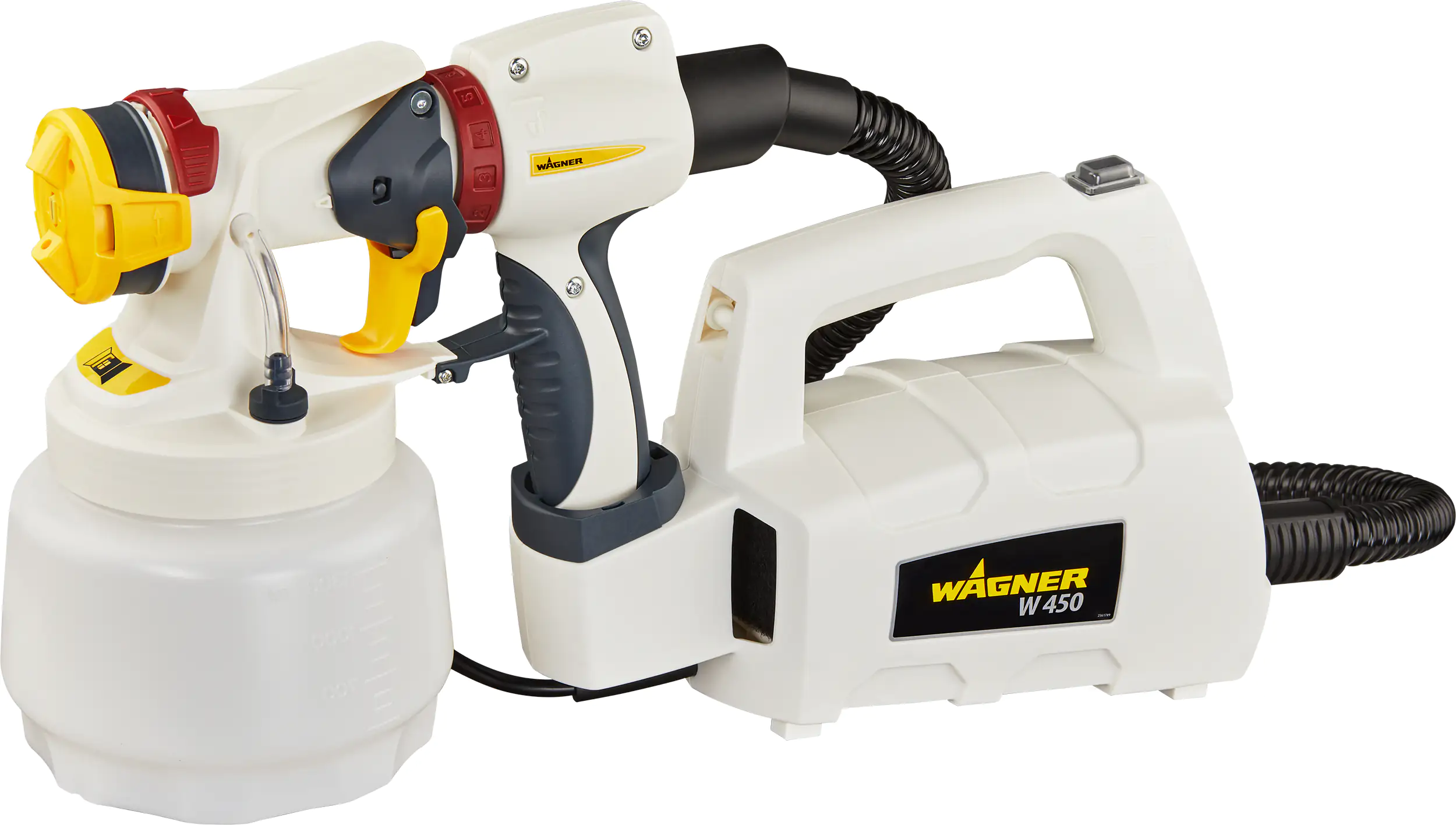 Wagner Farbsprühsystem W 450 Set Wall Sprayer 460 W, 1300 ml