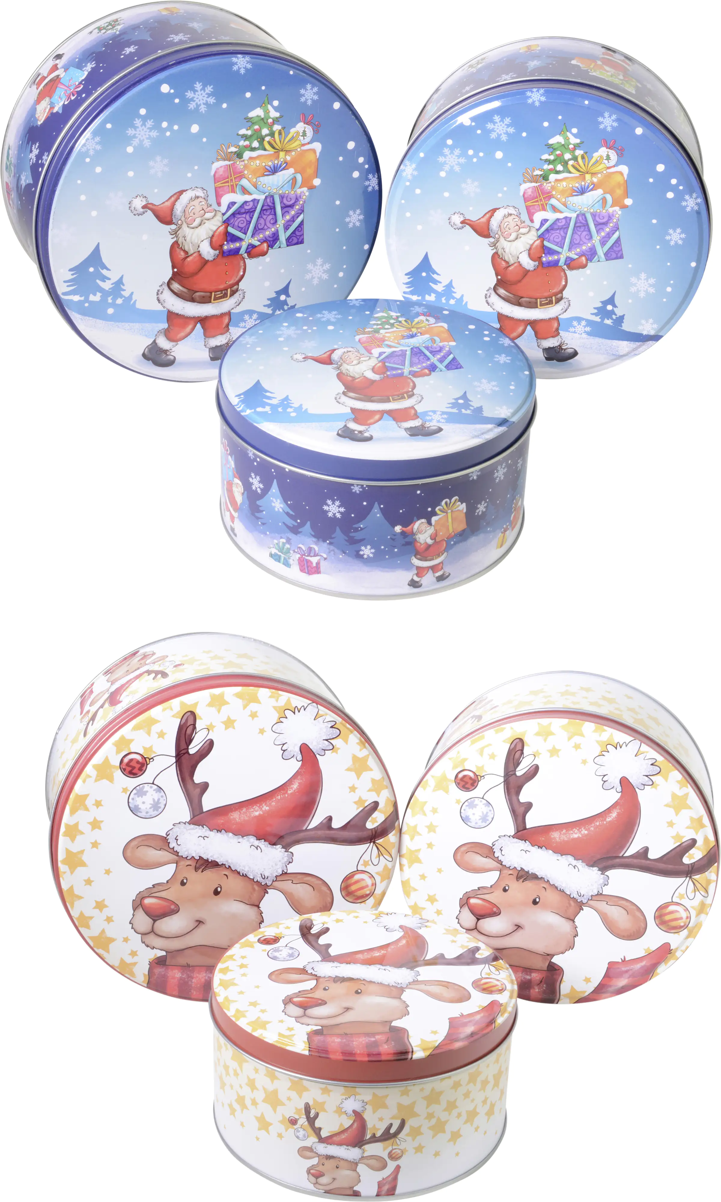 Riffelmacher Gebäckdosen 3-er Set verschiedene Motive