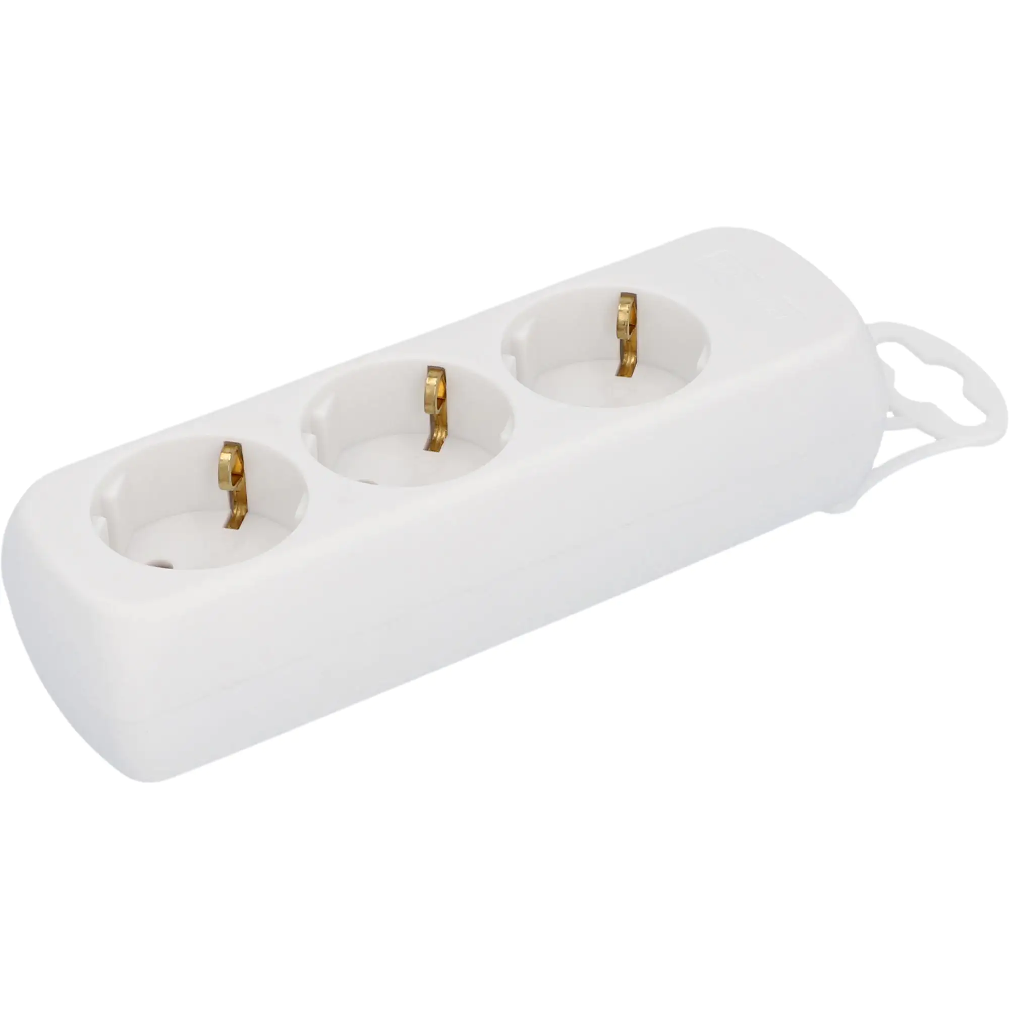 Unitec Steckdosenleiste 3-fach ohne Kabel Berührungsschutz, weiß Unitec Steckdosenleiste 3-fach ohne Kabel Berührungsschutz, weiß