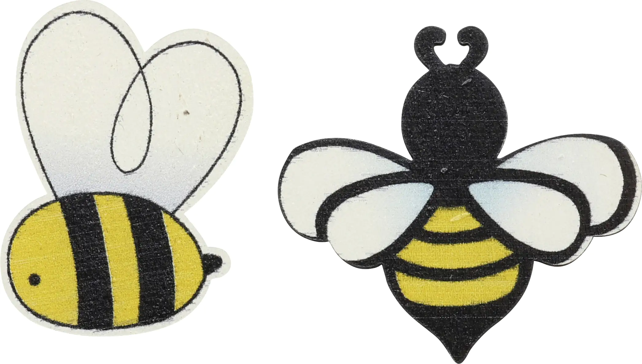 7610877569055 Glorex Streuteile Bienen Holz 3,7 x 4,2 x 0,1 cm , 8 Stück