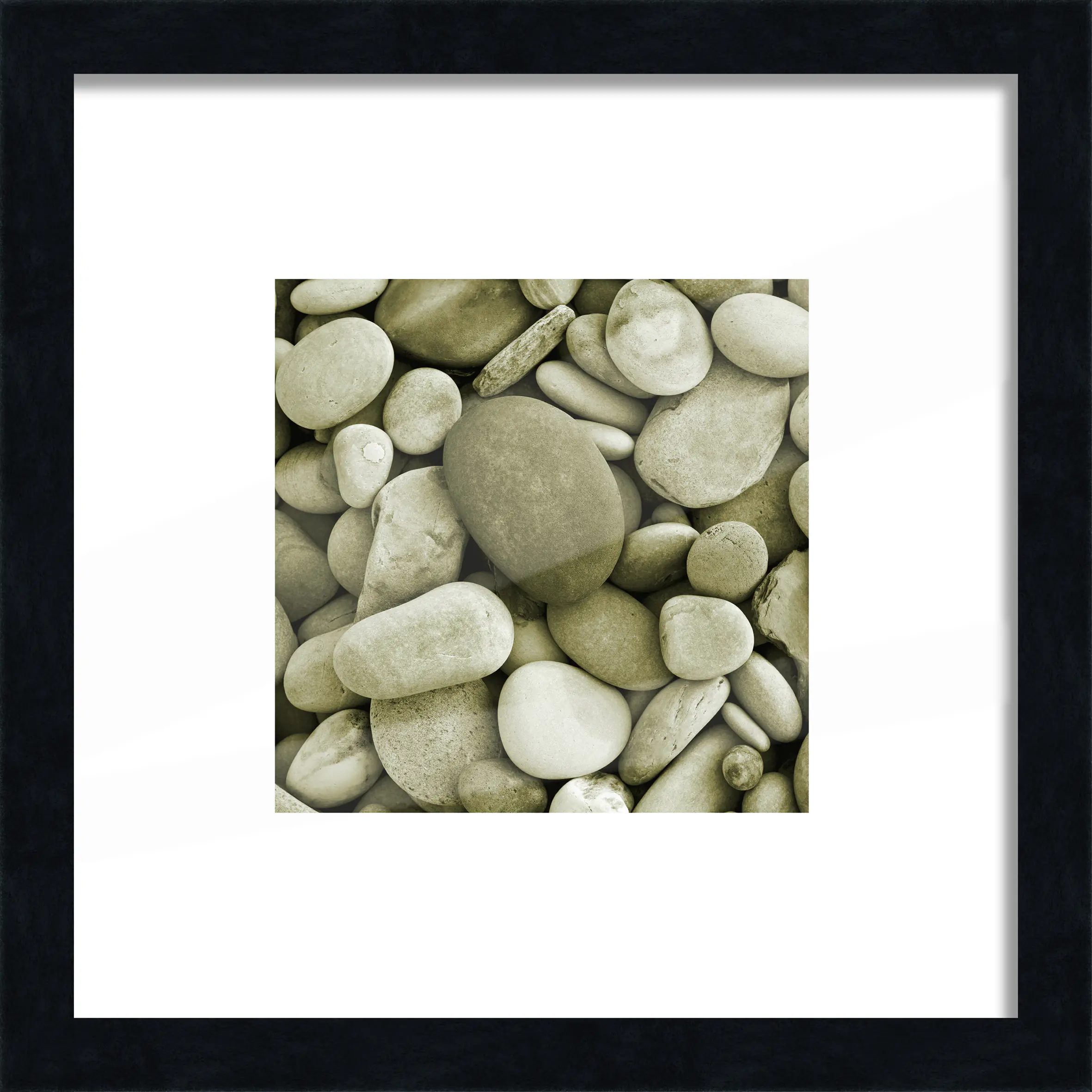 Bilderrahmen Holz Luzern duplo schwarz 23 x 23 cm