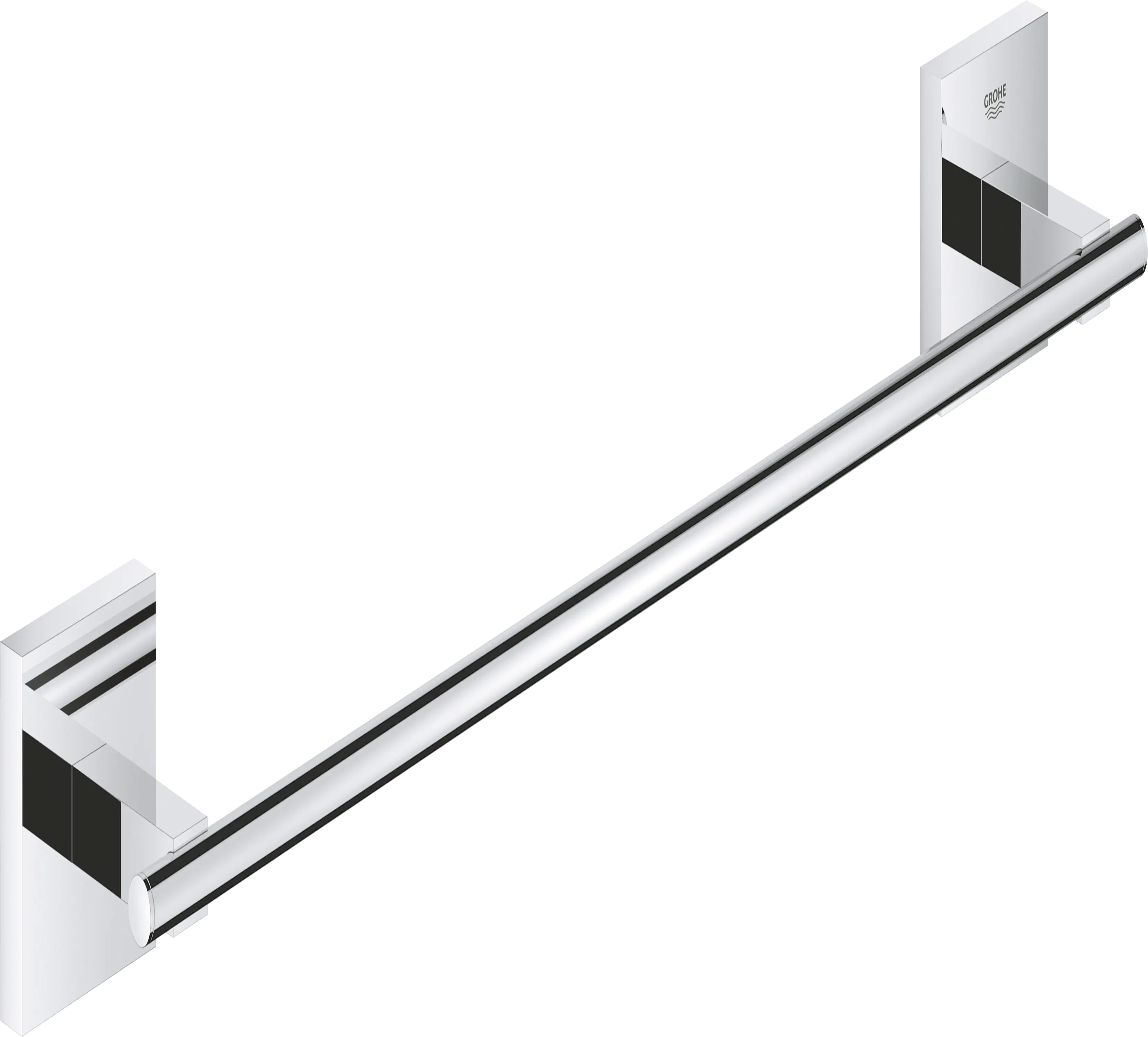 Grohe Start Cube Badetuchhalter chrom klebbar Grohe Start Cube Badetuchhalter chrom klebbar