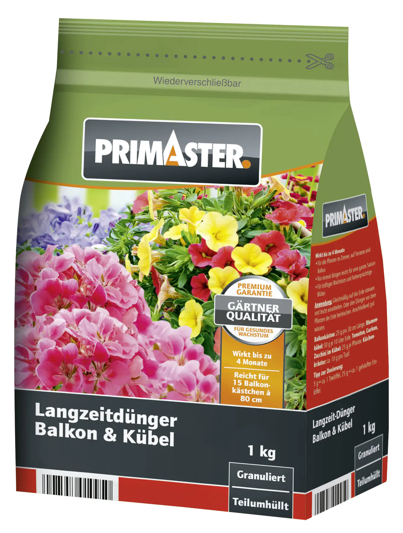 Primaster Langzeitdünger Balkon und Kübelpflanzen 1 kg