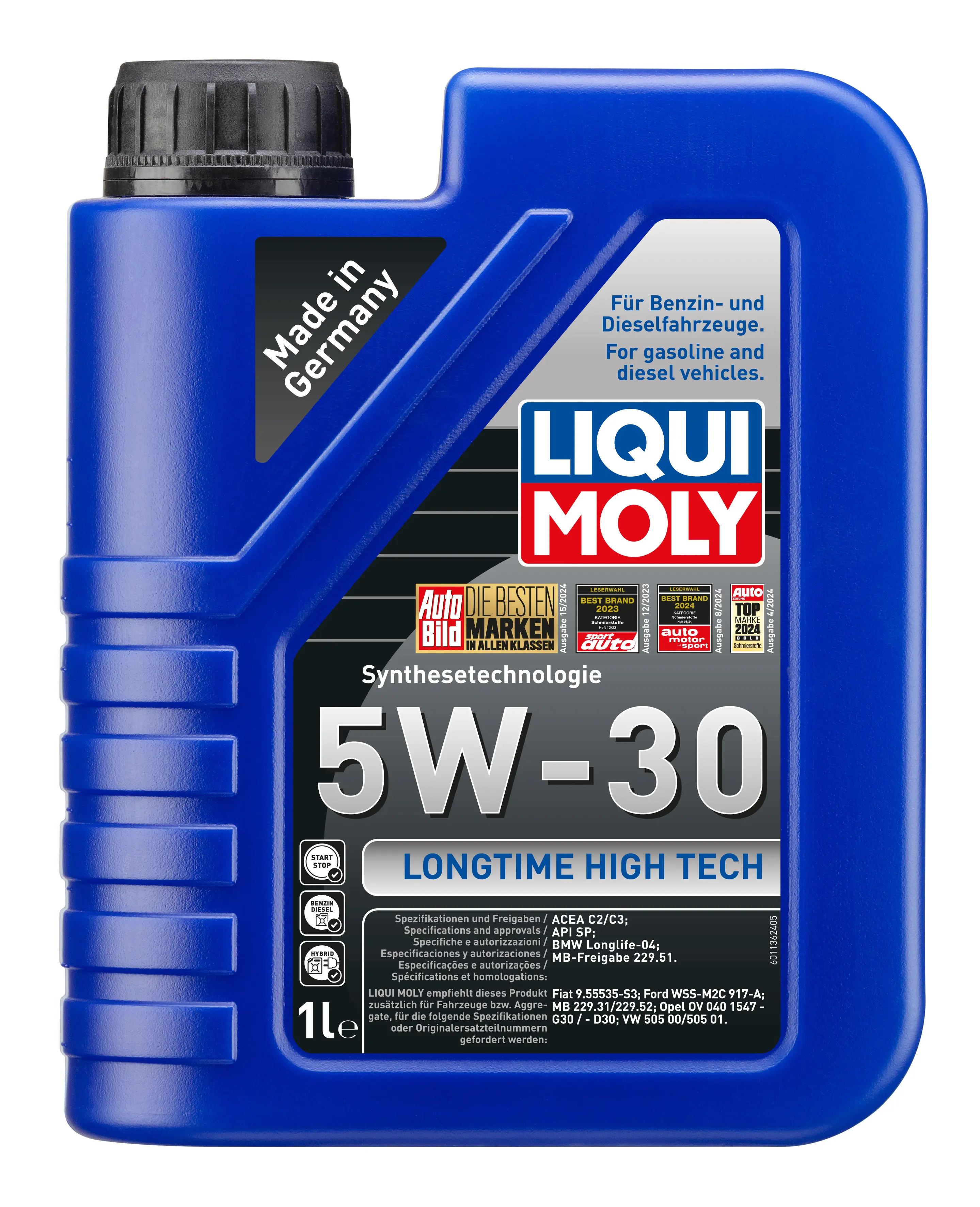 Liqui Moly Motoröl Longtime High Tech SAE 5W-30 1 L