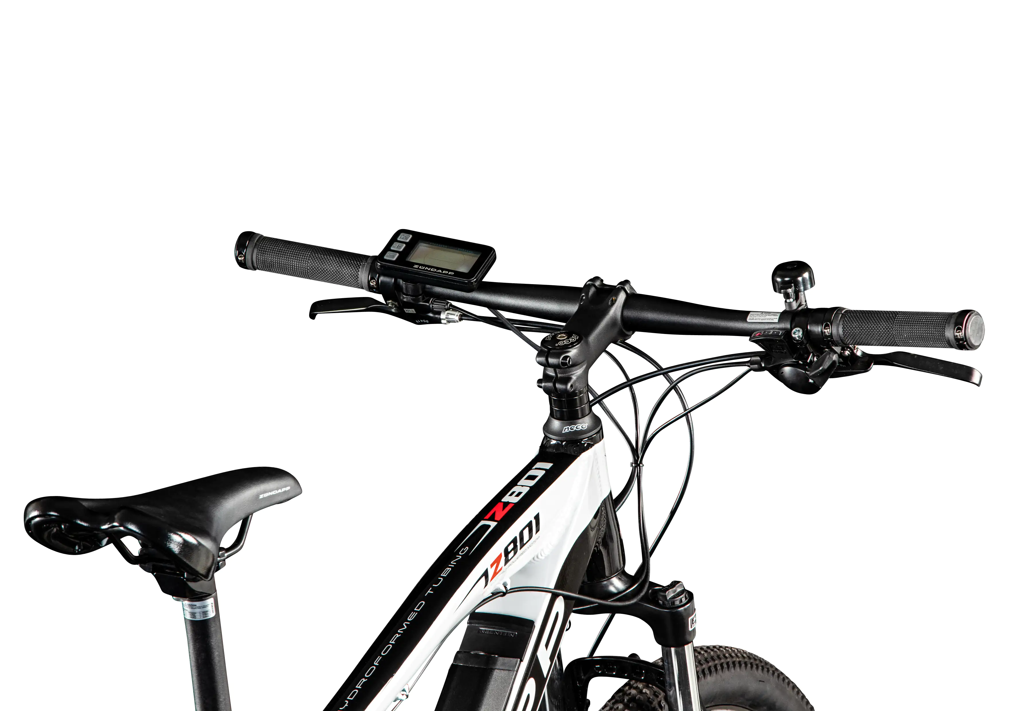 Zündapp E-Bike MTB Z801 27,5 Zoll 21-Gang 418 Wh schwarz weiß