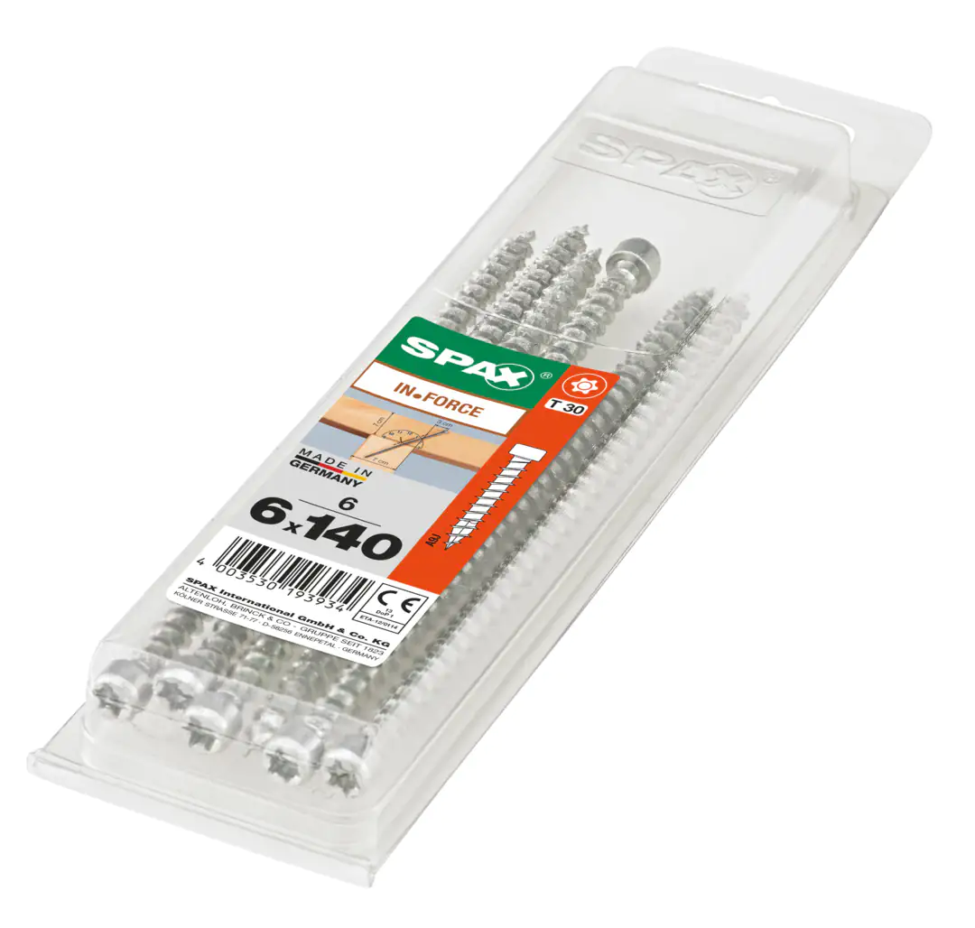Spax Holzbauschrauben 6.0 x 140 mm TX 30 - 6 Stk.