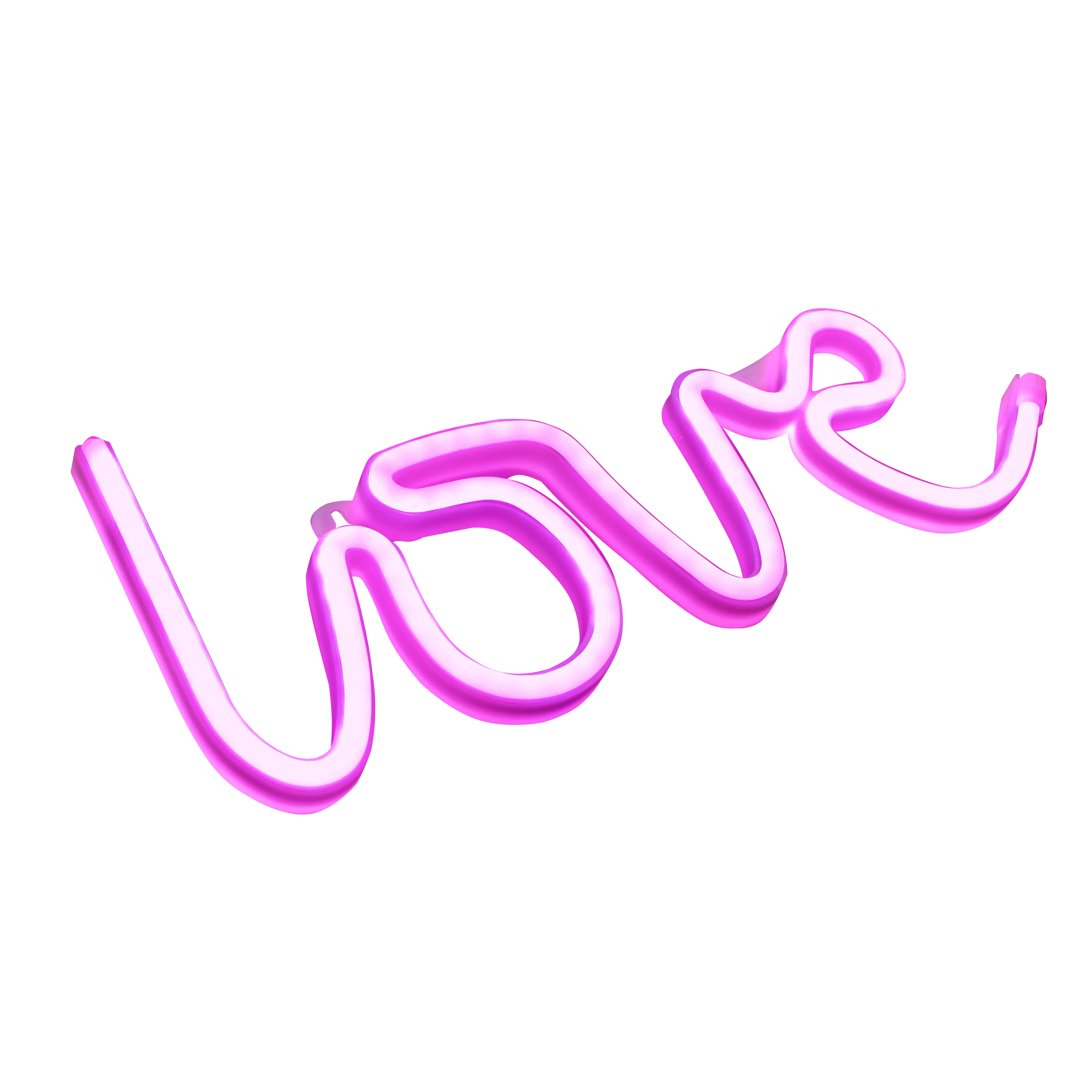 Just light LED Dekoleuchte Love 12,5 x 2 x 34,5 cm Just light LED Dekoleuchte Love 12,5 x 2 x 34,5 cm
