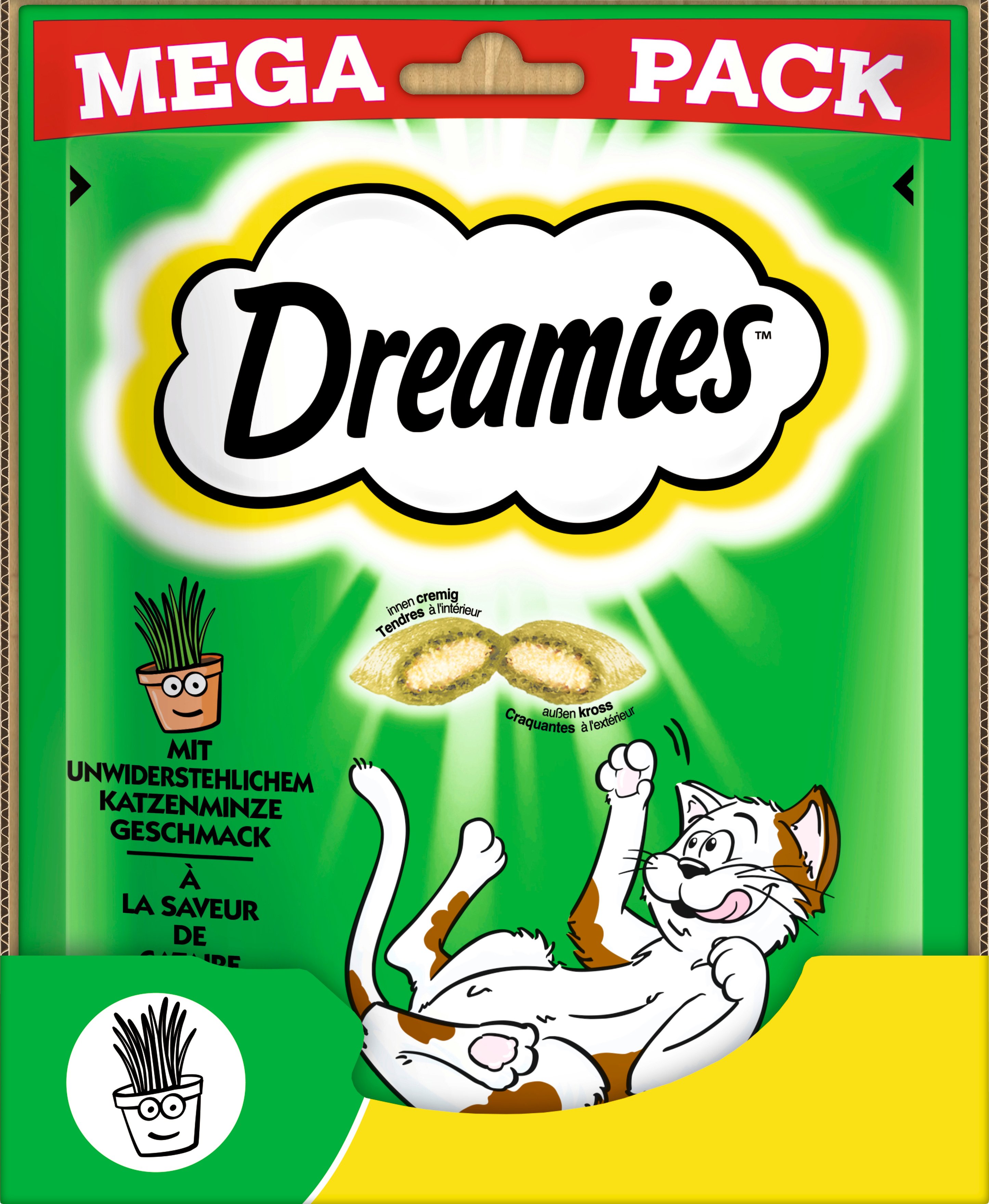 Dreamies Snacks mit Katzenminze Katzensnack 180 g