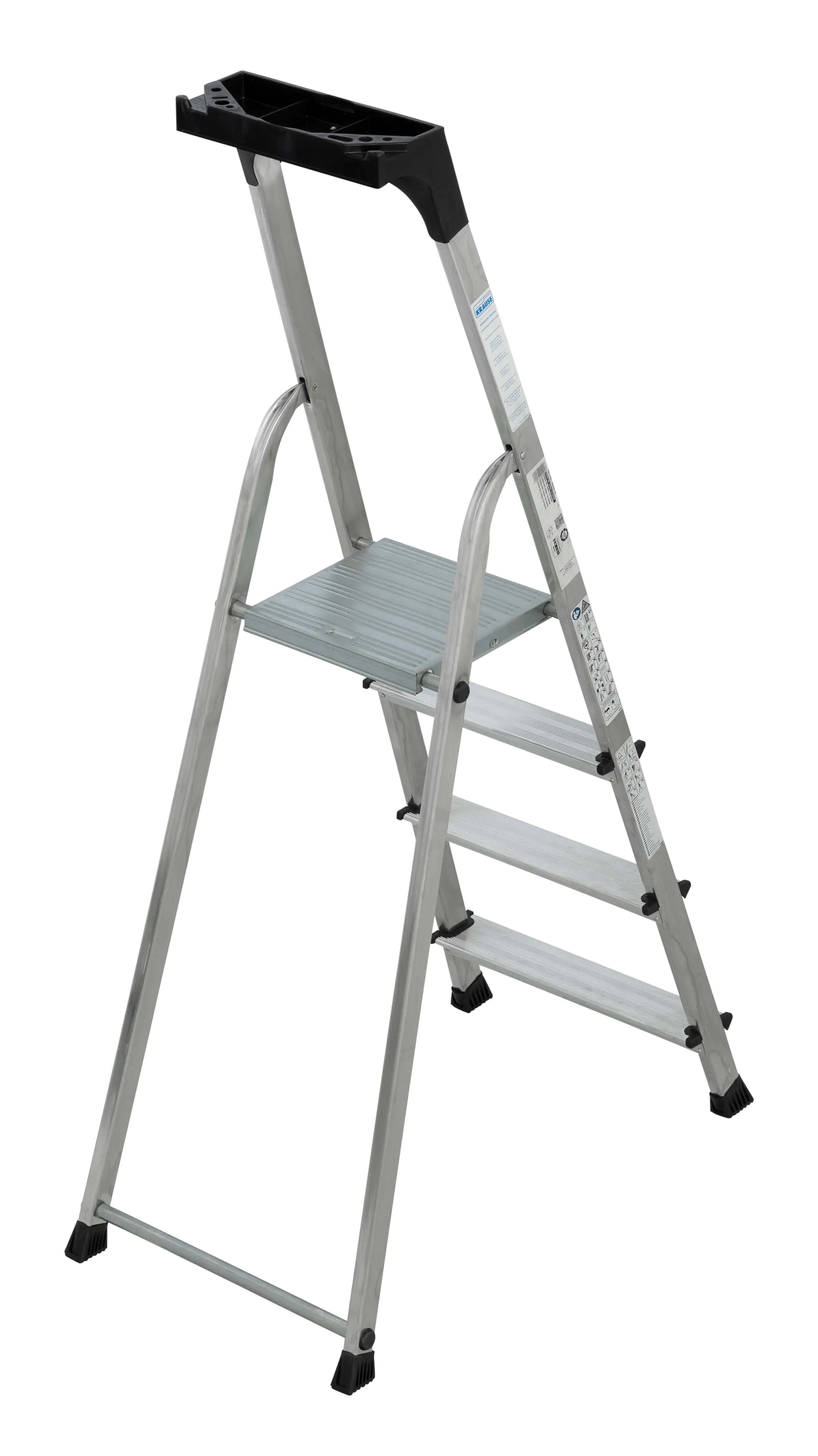 Krause Haushaltsleiter 1 x 4 Stufen Arbeitshöhe ca. 2,85 m Krause Haushaltsleiter 1 x 4 Stufen Arbeitshöhe ca. 2,85 m