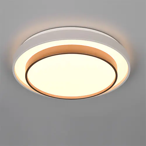 Reality LED-Deckenleuchte Tenso Ø38 cm Coffee dimmbar CCT