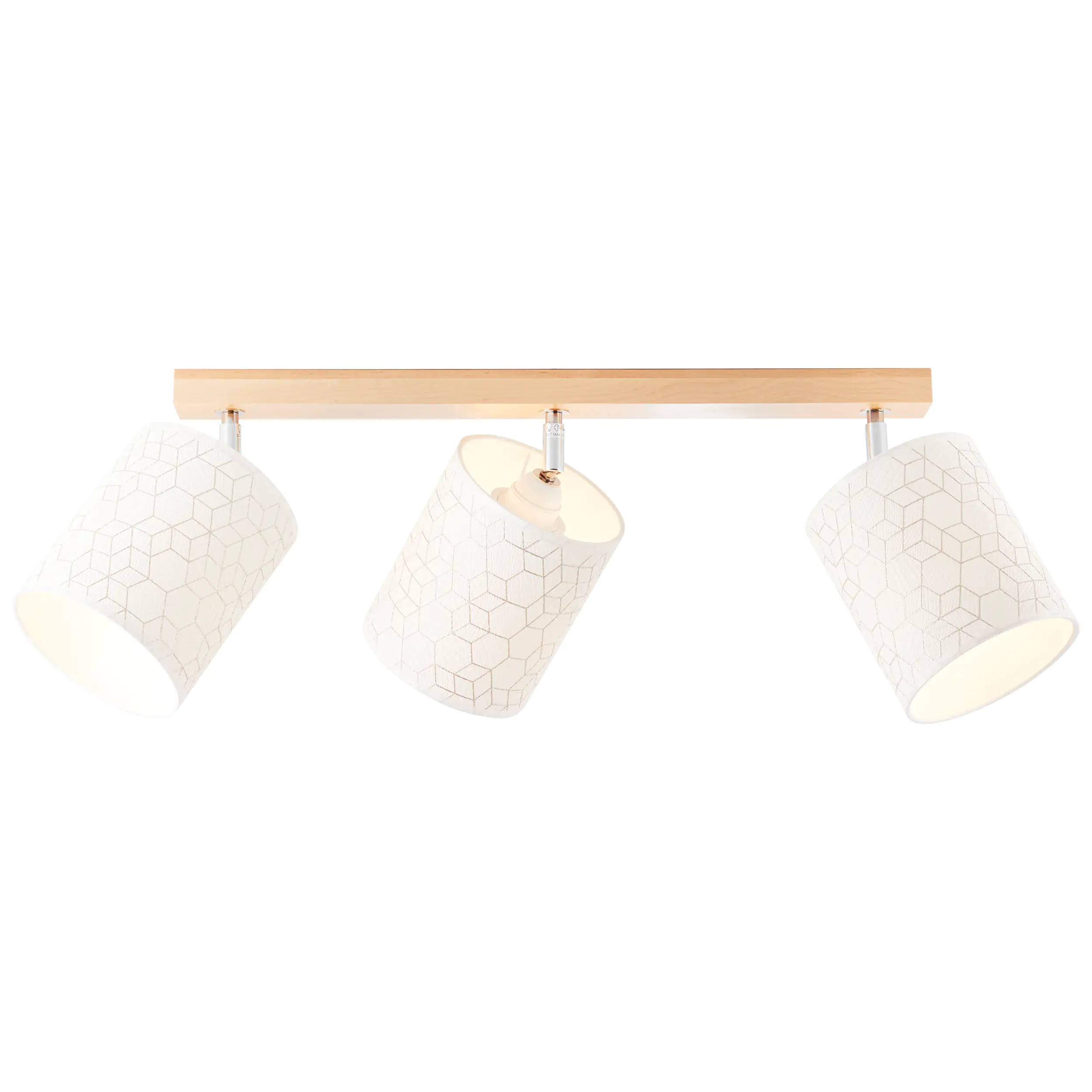 Brilliant 3er Spot Galance holz hell-weiß