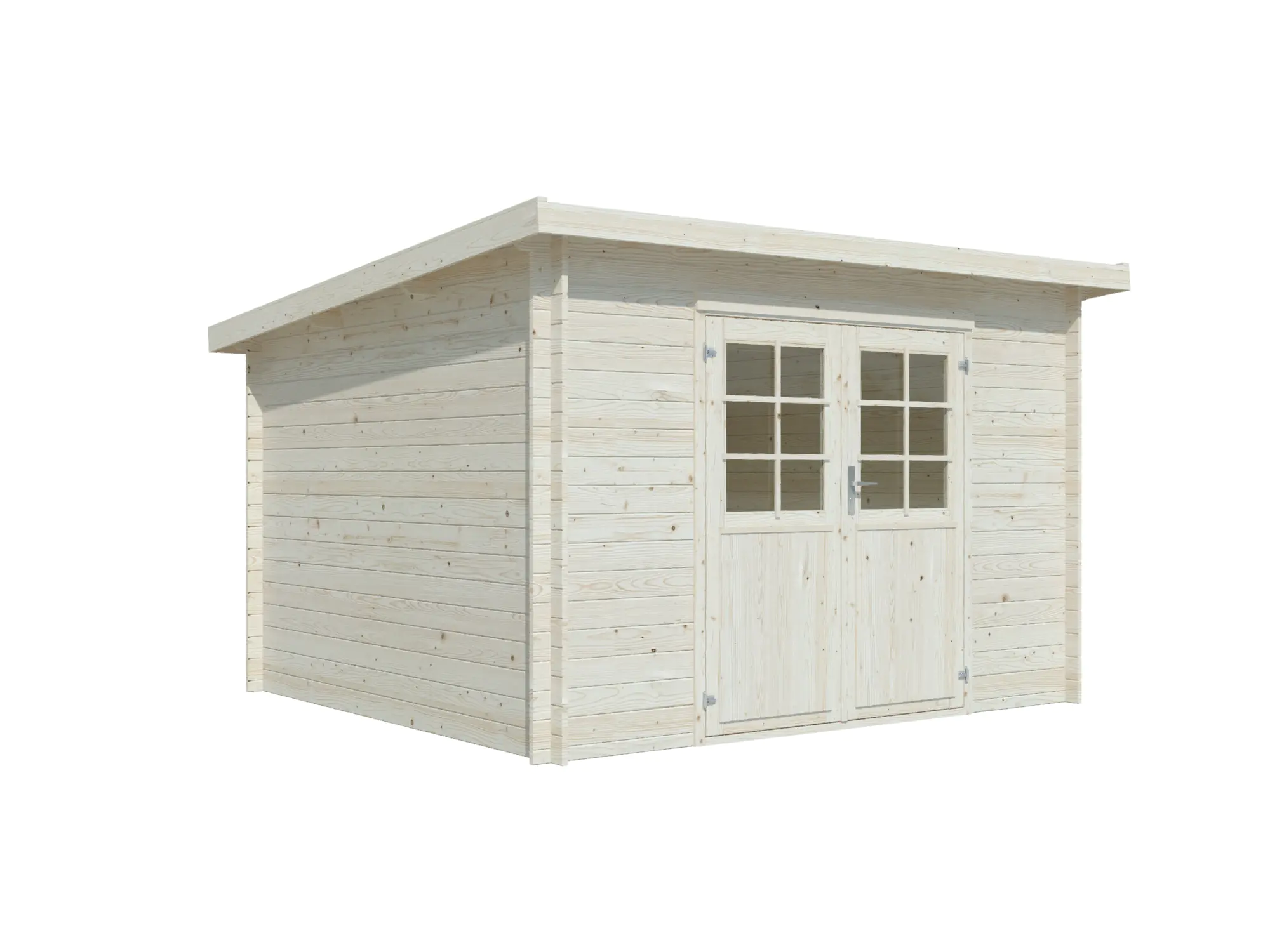 Palmako Gartenhaus Lila 1 306 x 276 cm naturbelassen