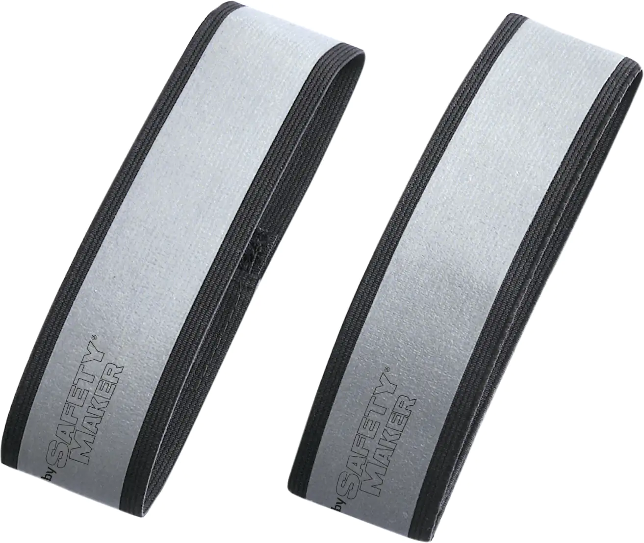 9001778445261 Walser Reflektor Band in silber-schwarz - 1 Paar 2-teilig