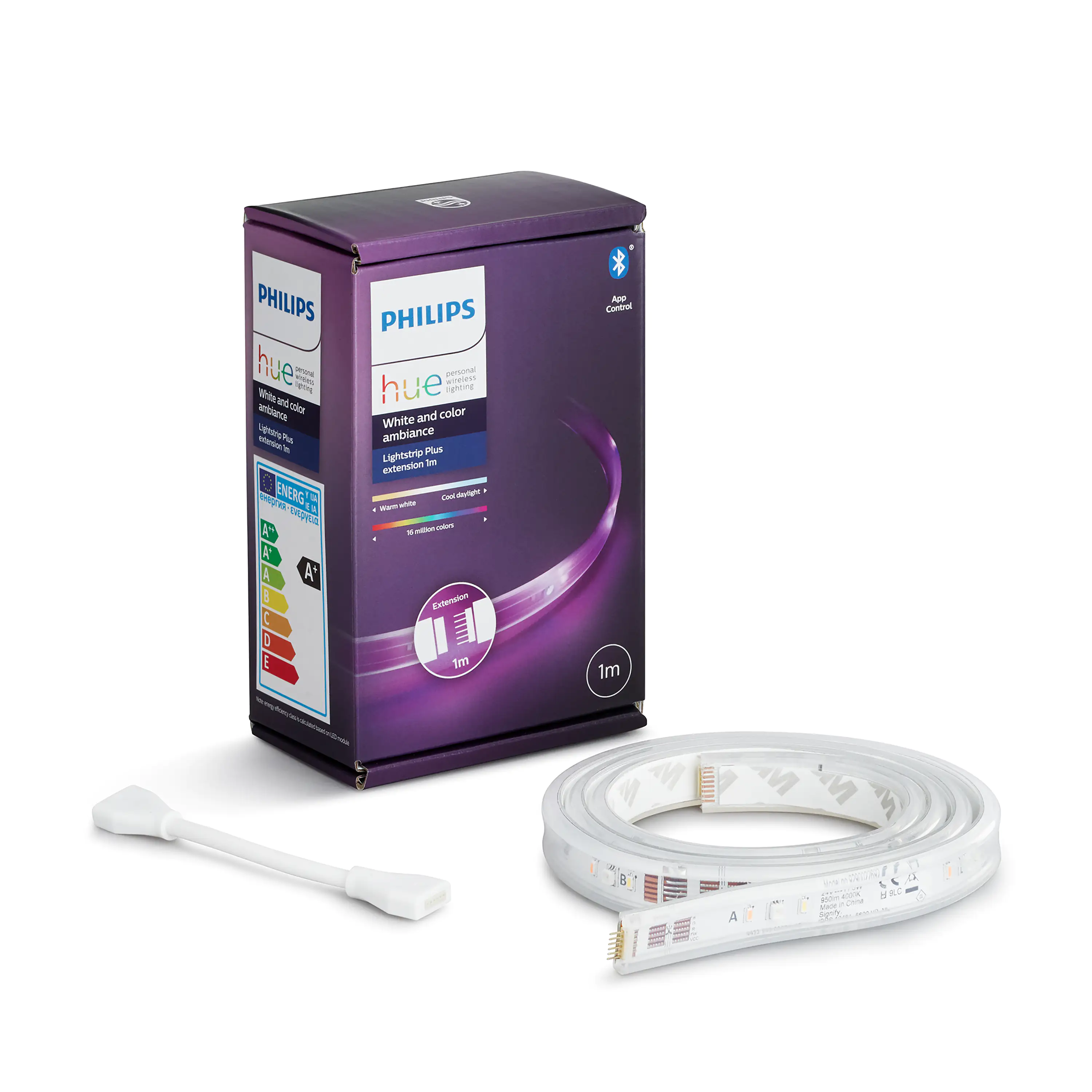 8718699703448_2 Philips Hue LED Lightstrip White & Color Ambiance Plus 1 m Erweiterung
