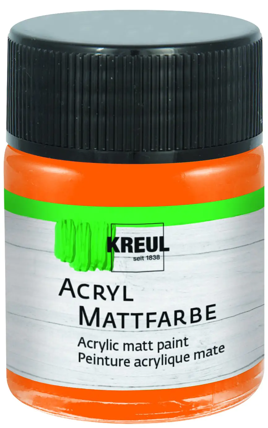 Kreul Acryl Mattfarbe orange 50 ml Kreul Acryl Mattfarbe orange 50 ml