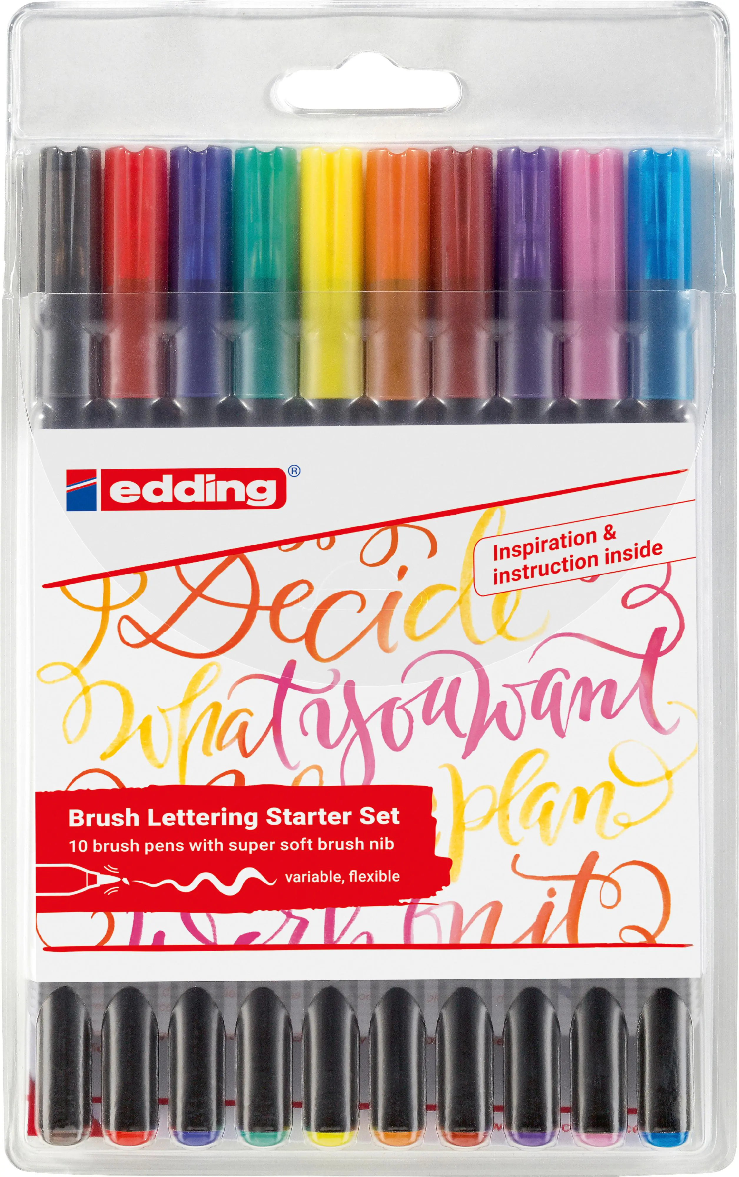 edding 1340 Brushlettering Starter 10er Set  1 - 3 mm edding 1340 Brushlettering Starter 10er Set  1 - 3 mm