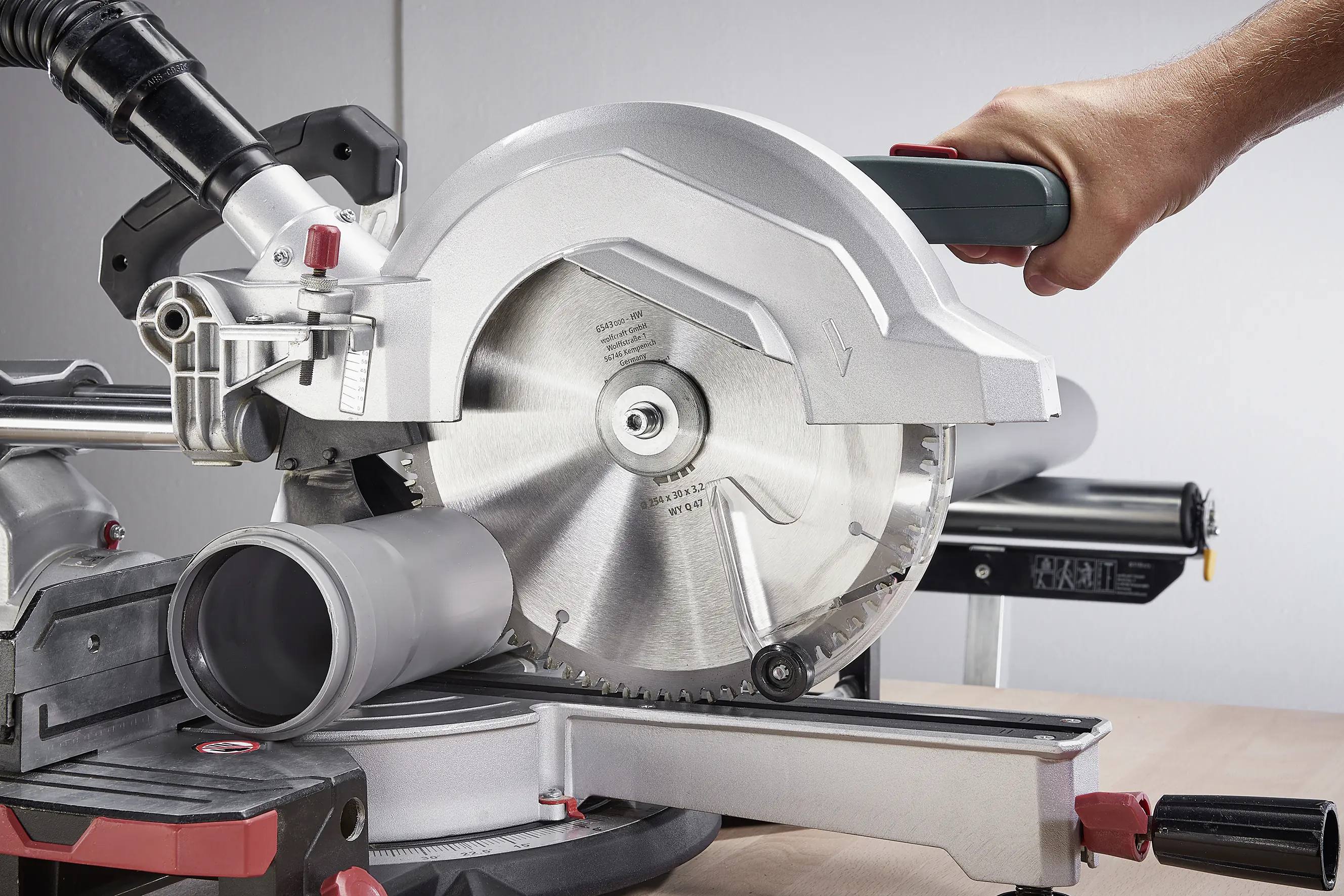 Wolfcraft Kapp- und Gehrungssägeblatt HM Serie lila 216 mm