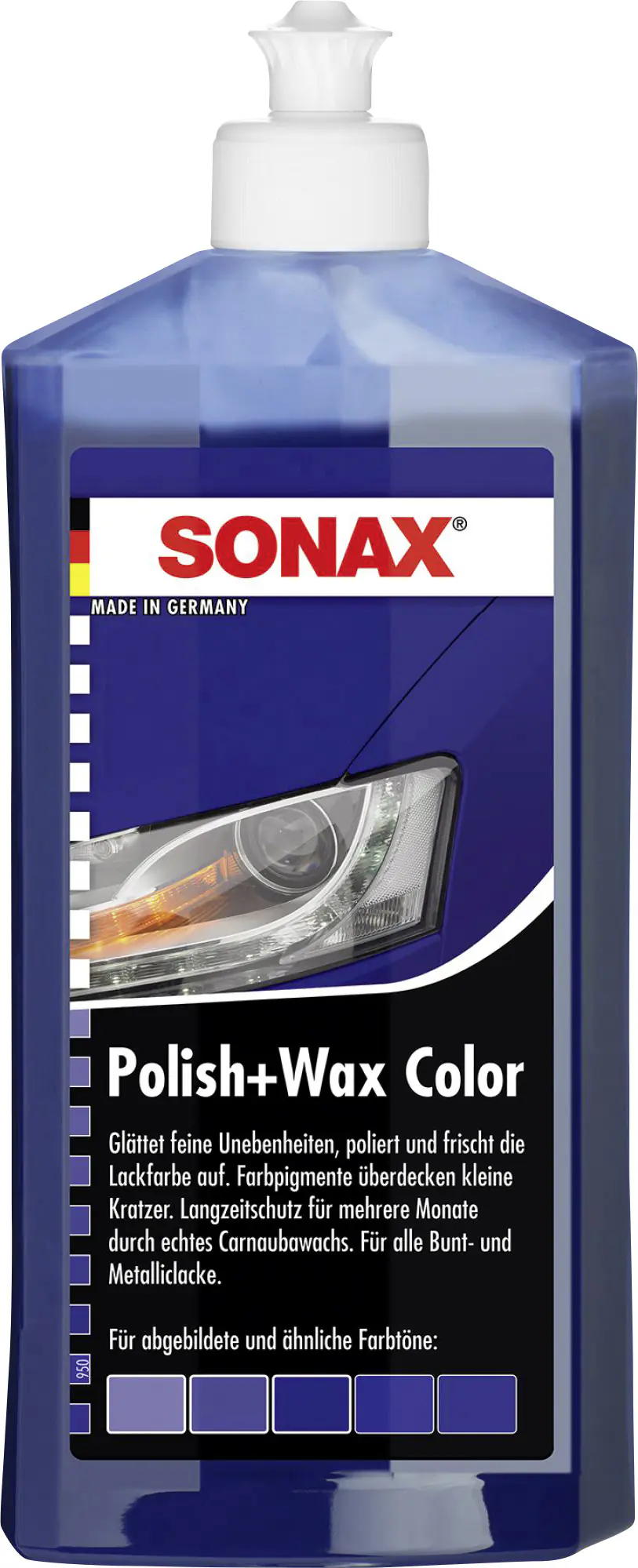 Sonax Polish & Wax Color blau 500ml