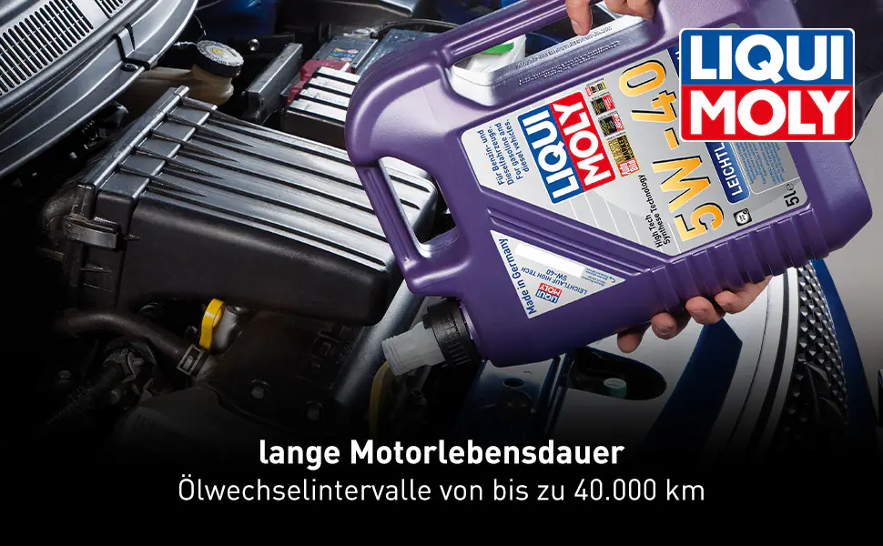 Liqui Moly Motoröl Leichtlauf High Tech 5W-40 5 L
