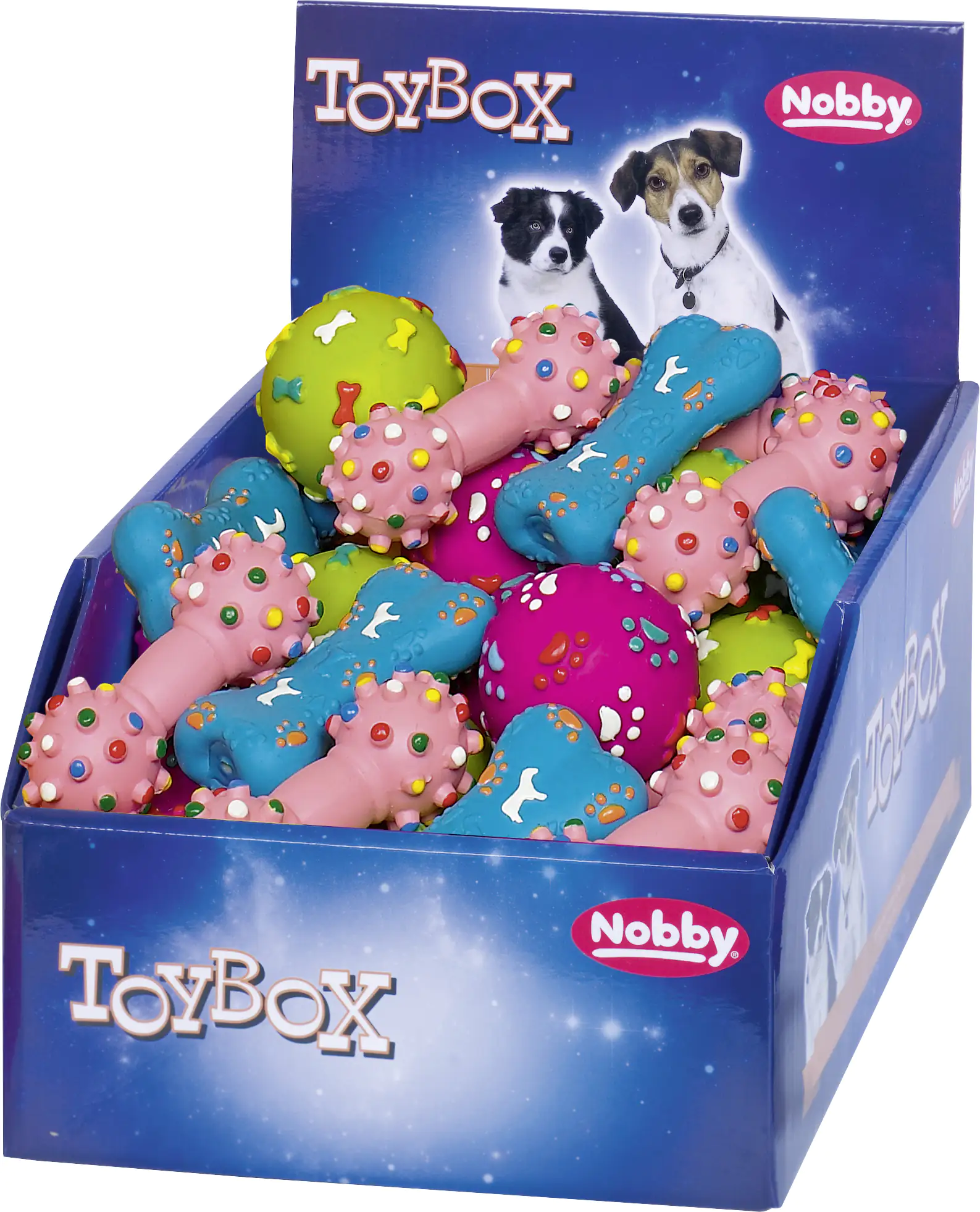 Nobby Latex Hundespielzeug Ball oder Knochen