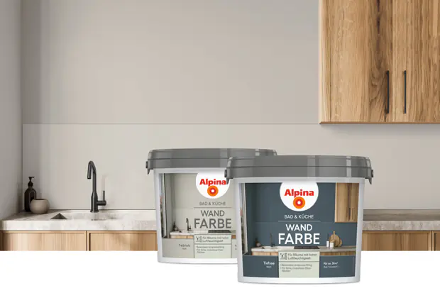 Alpina Wandfarben für Bad & Küche