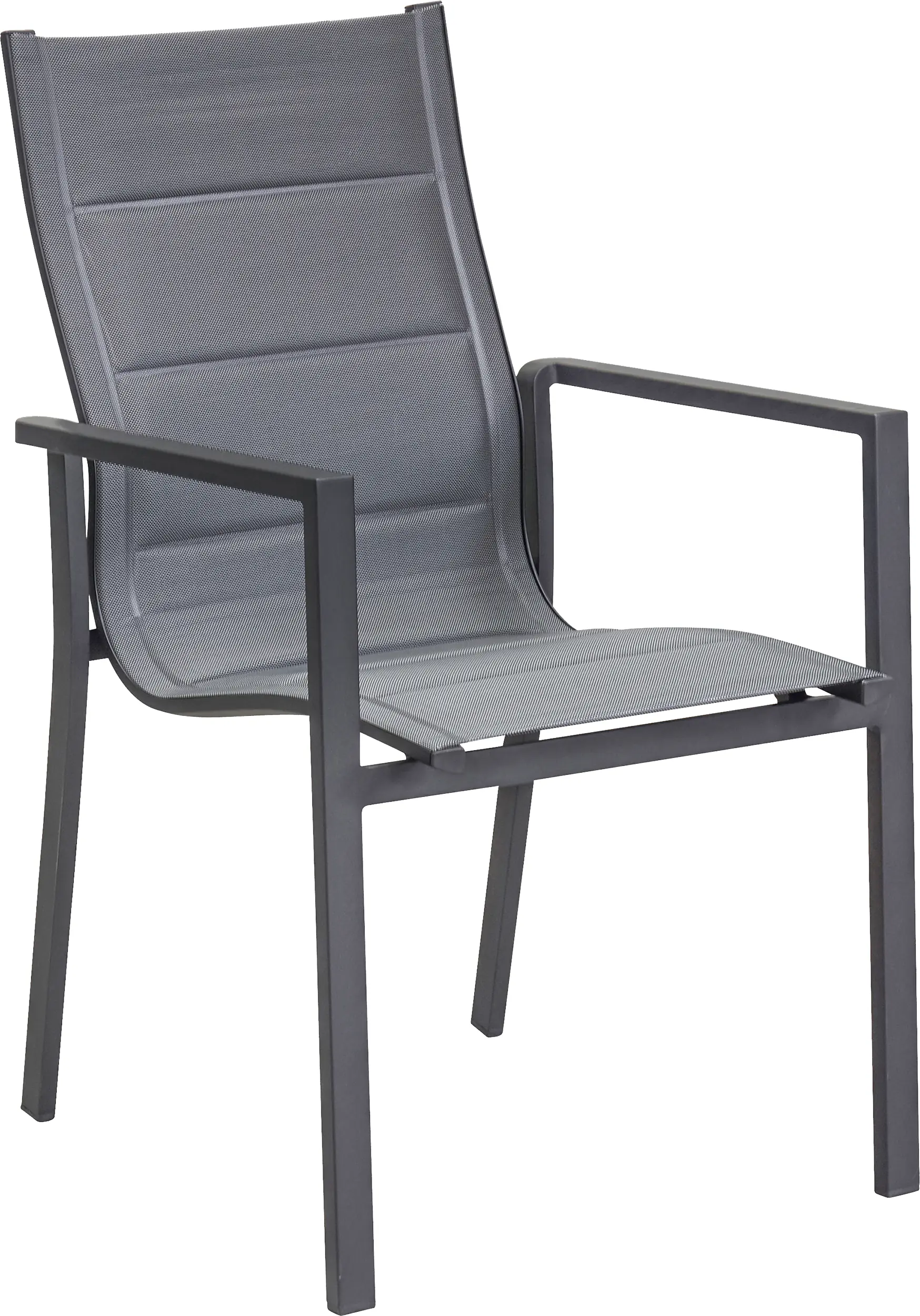 Gartenstuhl Aluminium Unicamo stapelbar anthrazit