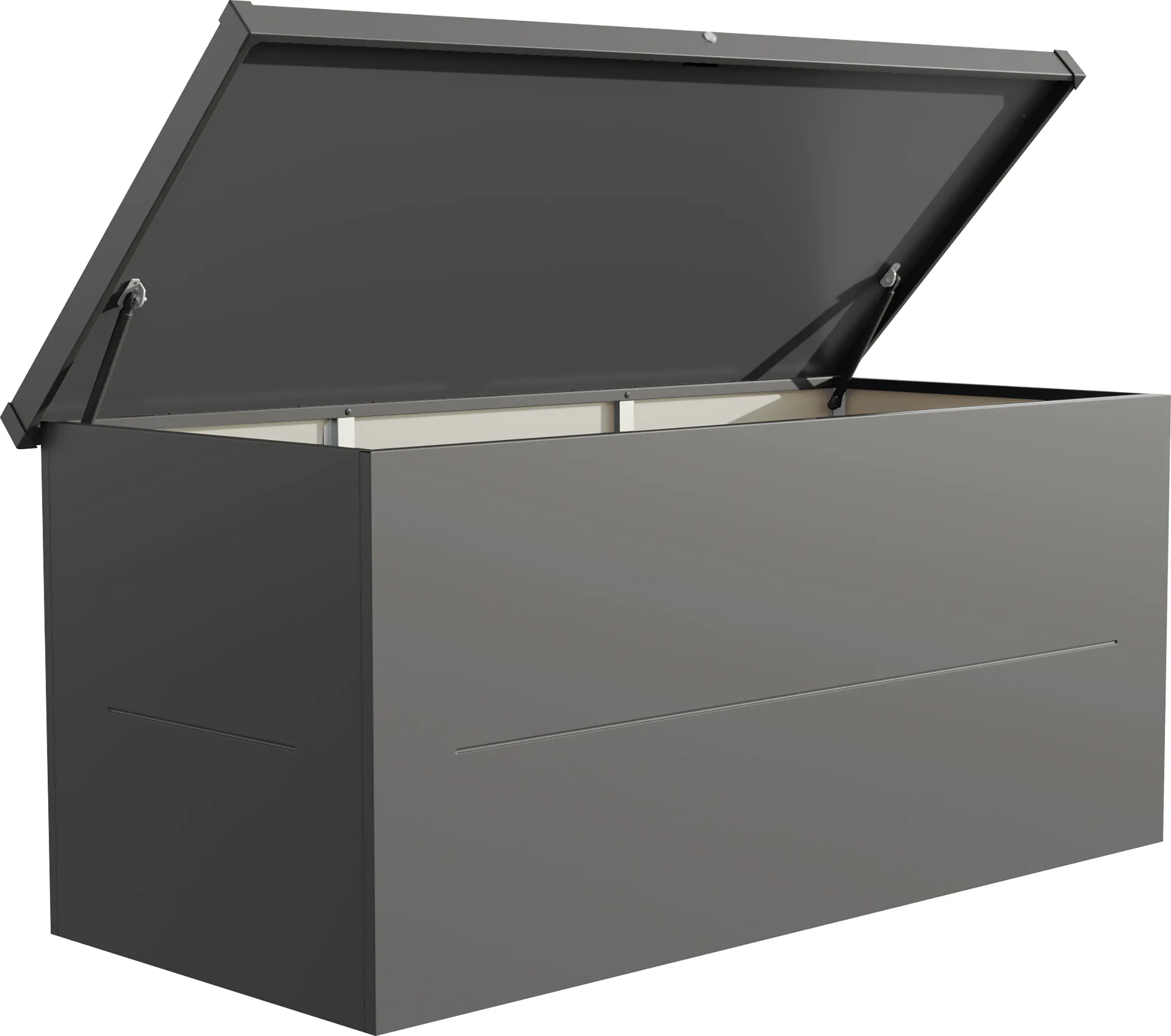 Telluria Auflagenbox Nevio 180 granitgrau 185 x 85 cm