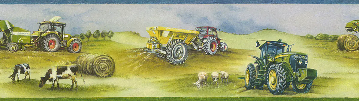 Rasch Papierborte 293302 Kids & Teens II traktor 5 x 0,17 m Rasch Papierborte 293302 Kids & Teens II traktor 5 x 0,17 m