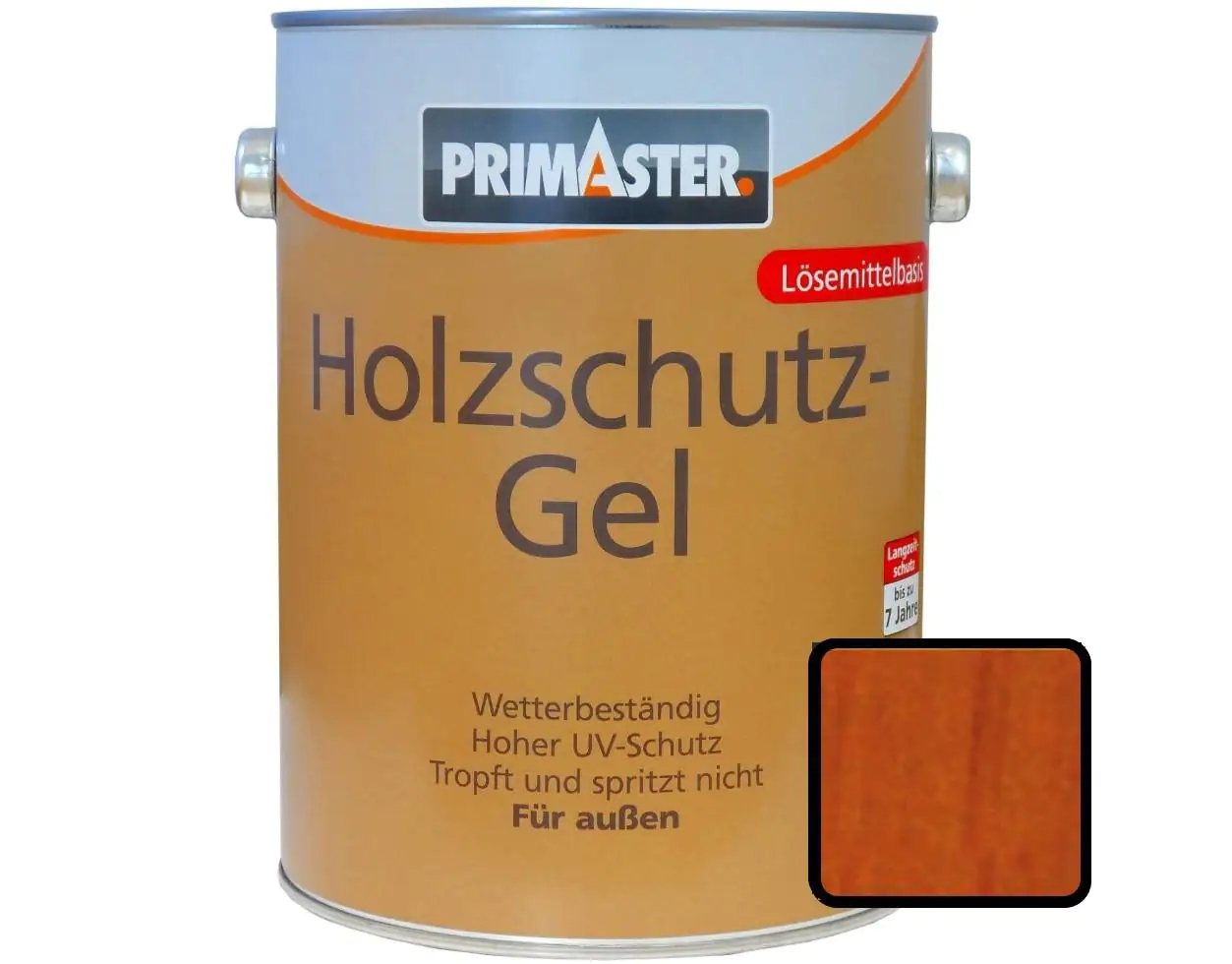 Primaster Holzschutzgel 2,5 L mahagoni seidenmatt