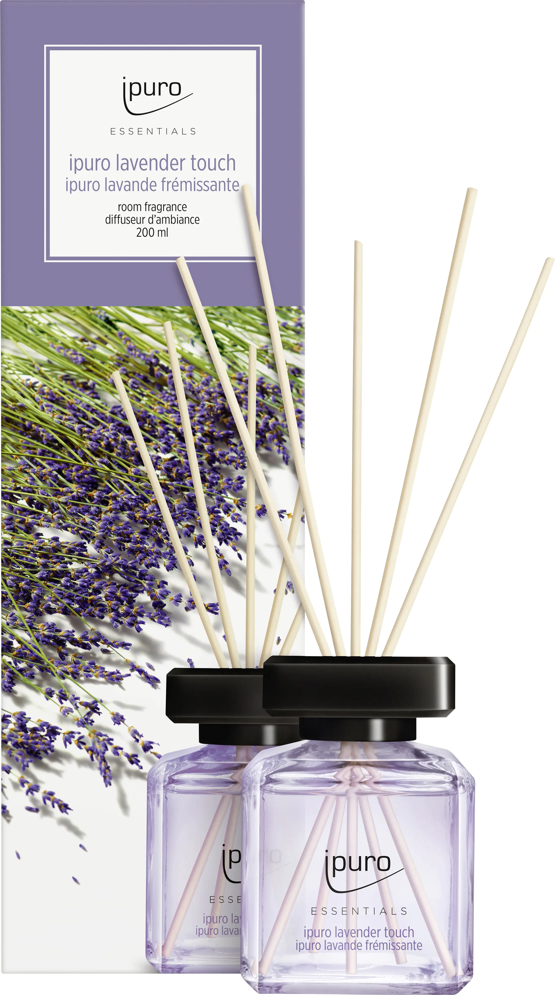 4051281985162 ipuro ESSENTIALS Raumduft Lavender Touch 200 ml