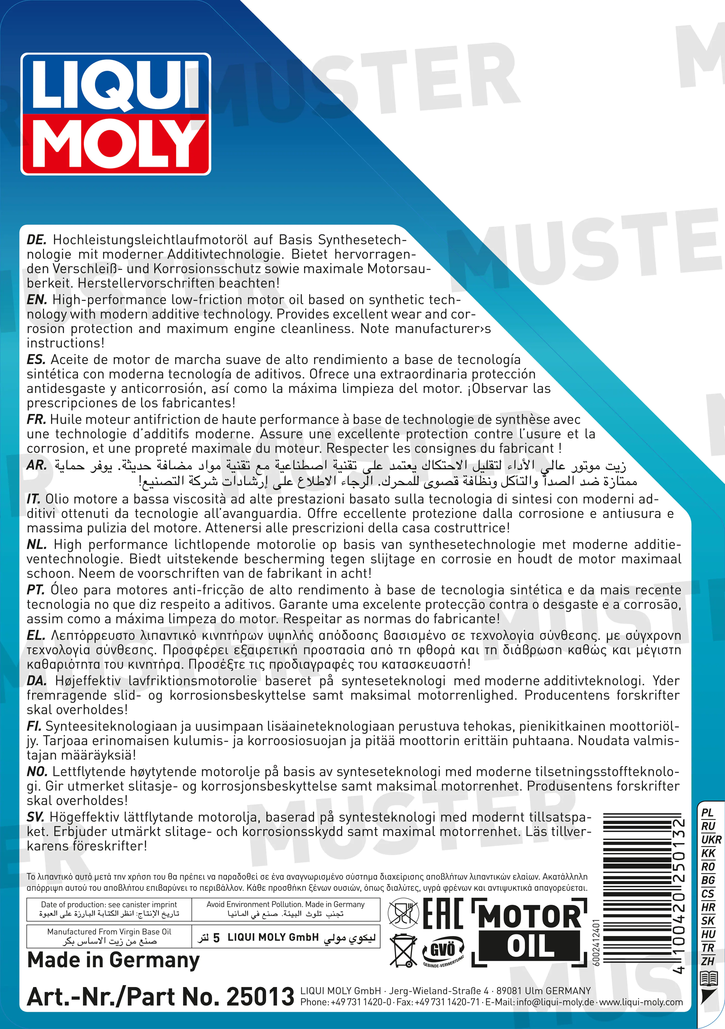 Liqui Moly 4-Takt Marine Motoröl 10W-40 5 L