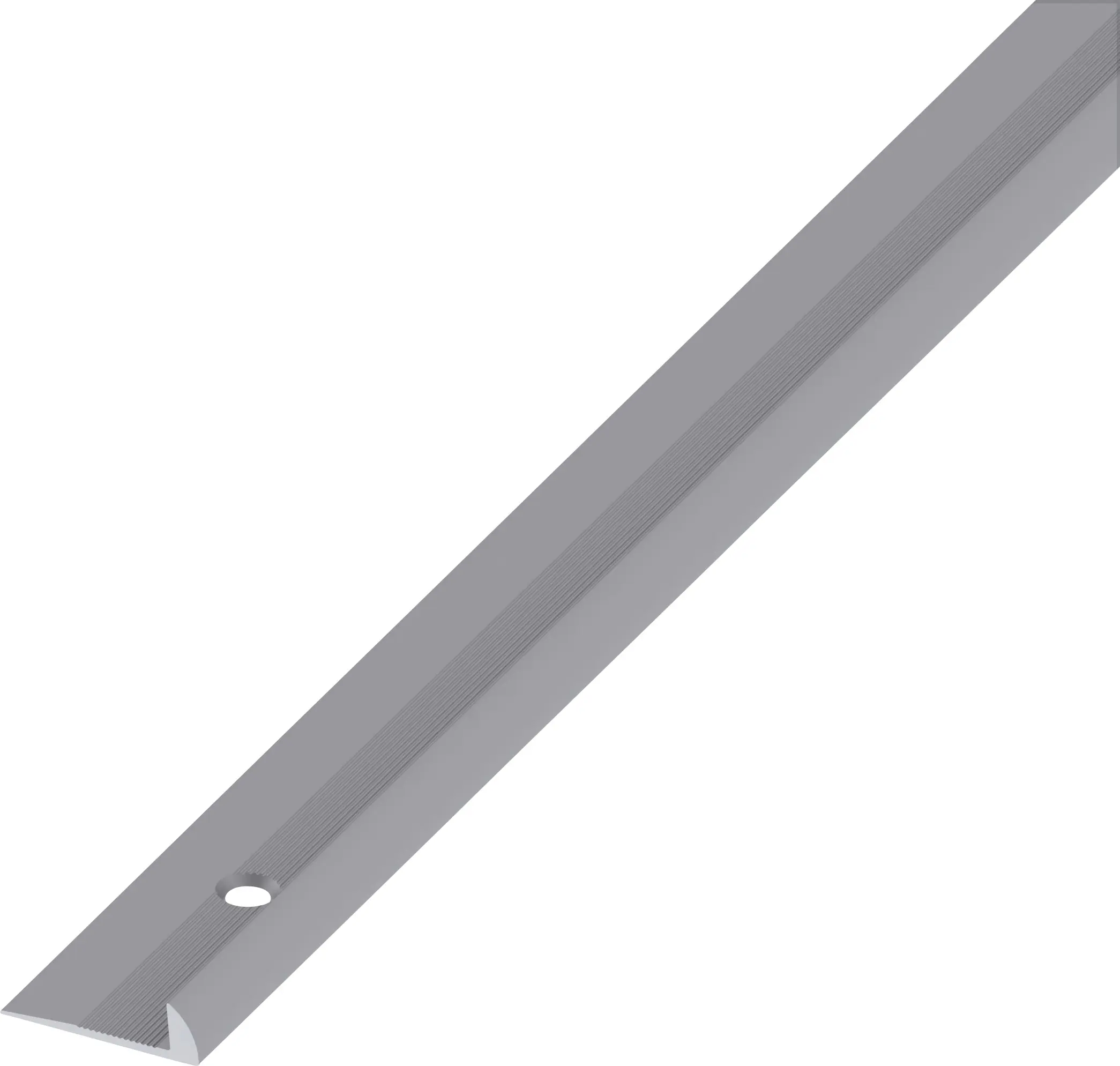 alfer Rund-Abschluss-Profil 1 m, 20.5 x 3 mm Aluminium eloxiert dunkelgrau