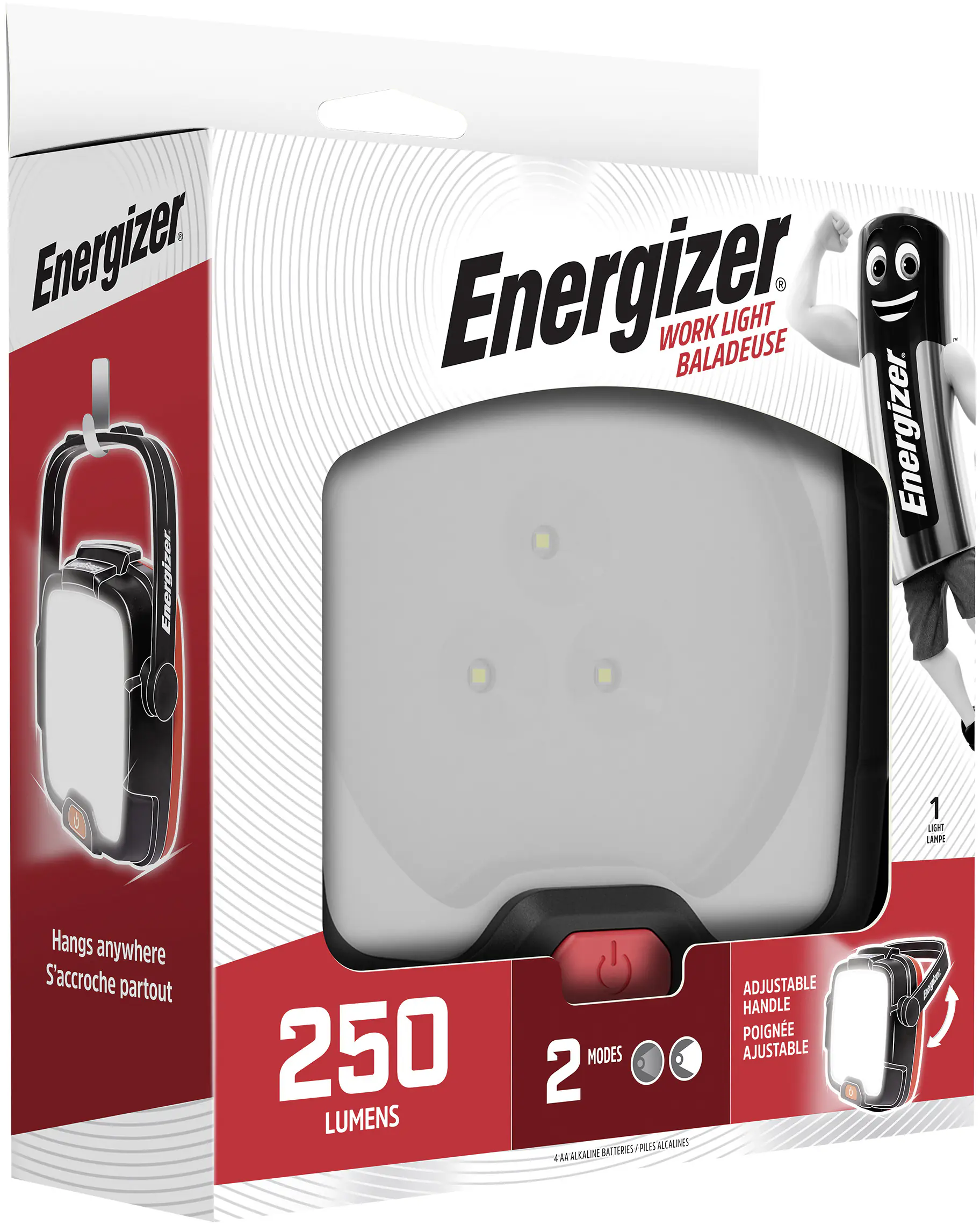 Energizer Arbeitslampe Work Light Waterproof Area Light schwarz