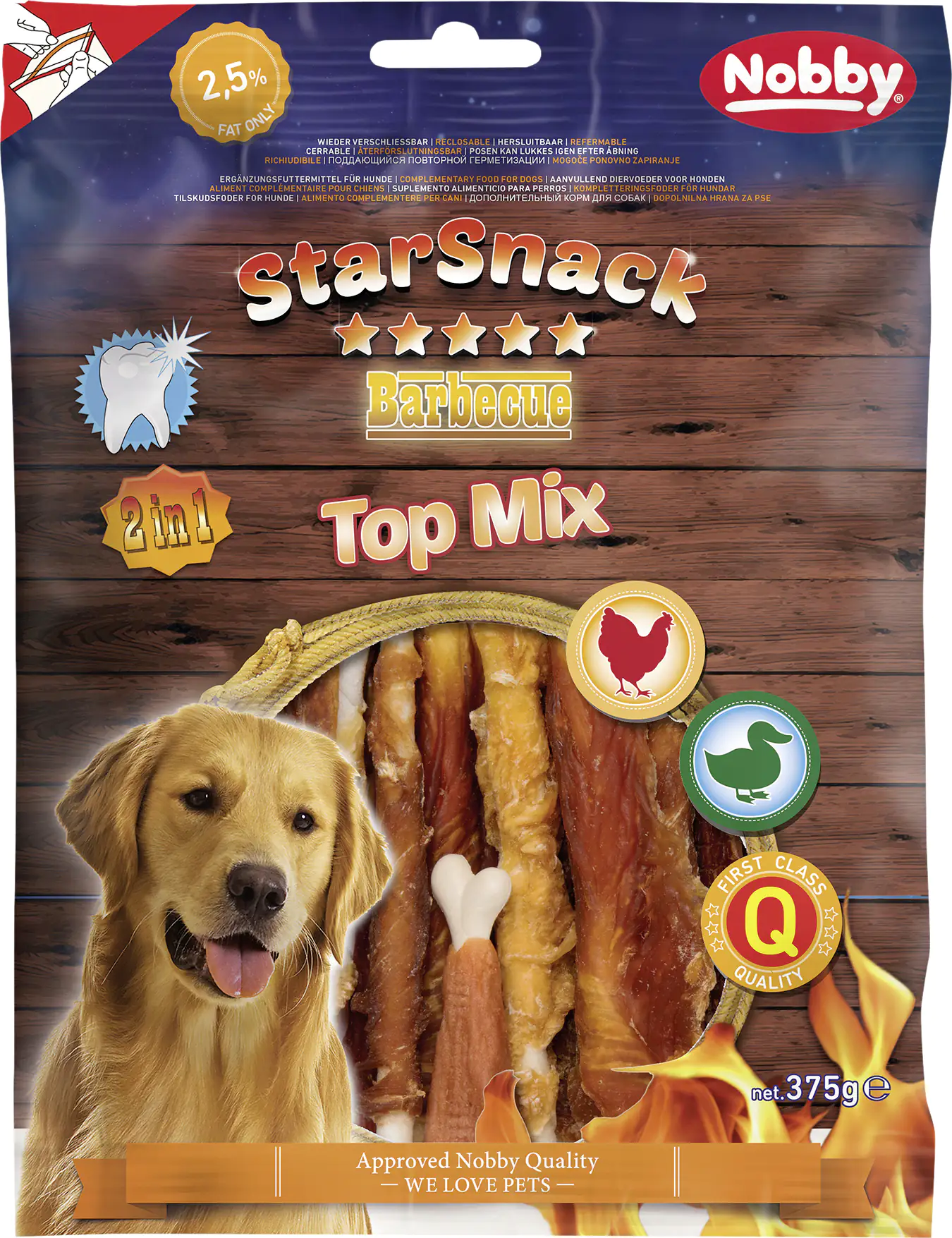 Nobby StarSnack Barbecue Top Mix ca. 375 g