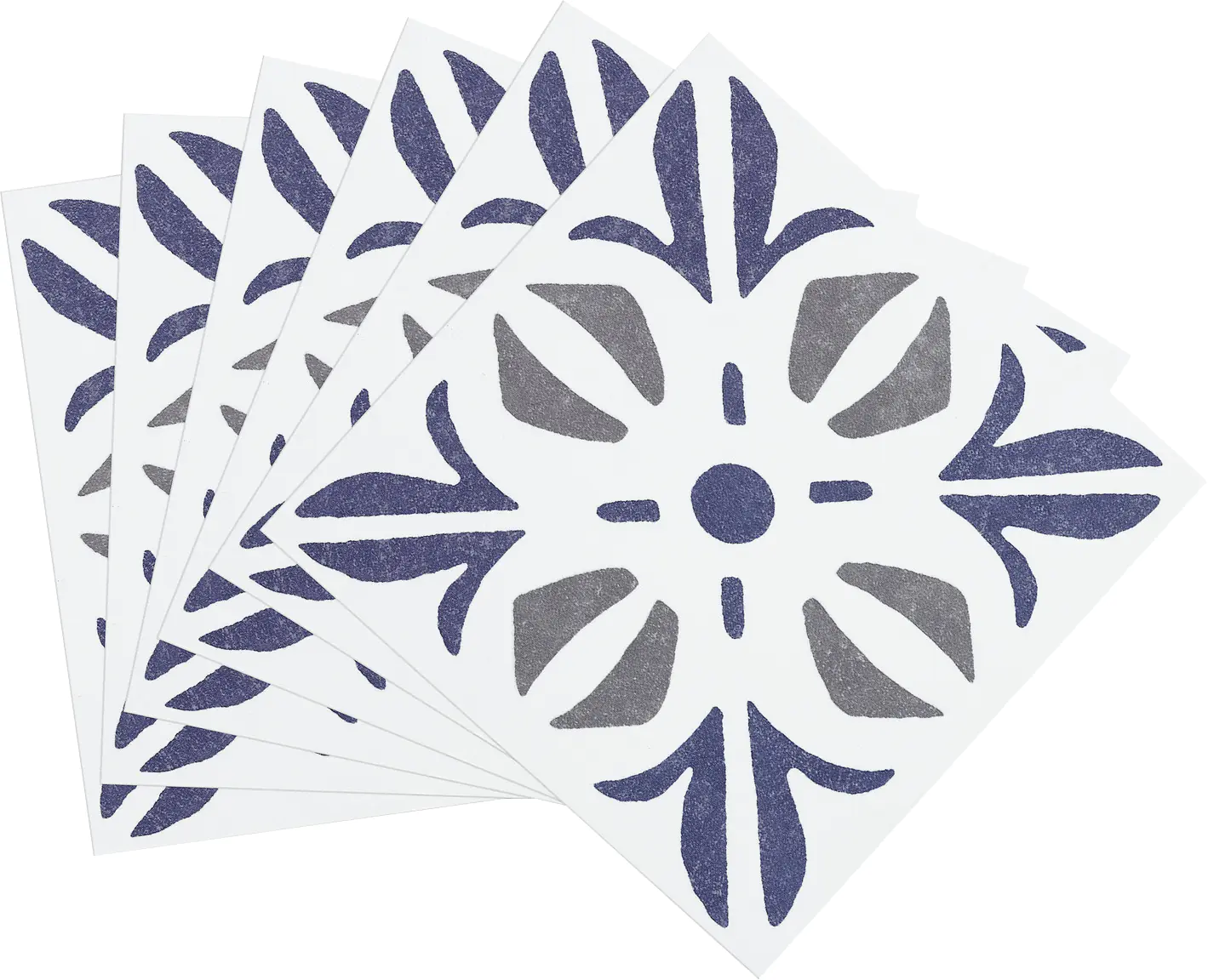 D-c-fix Wandfliesen selbstklebend Cubia blue 6er Set 15 x 15 cm