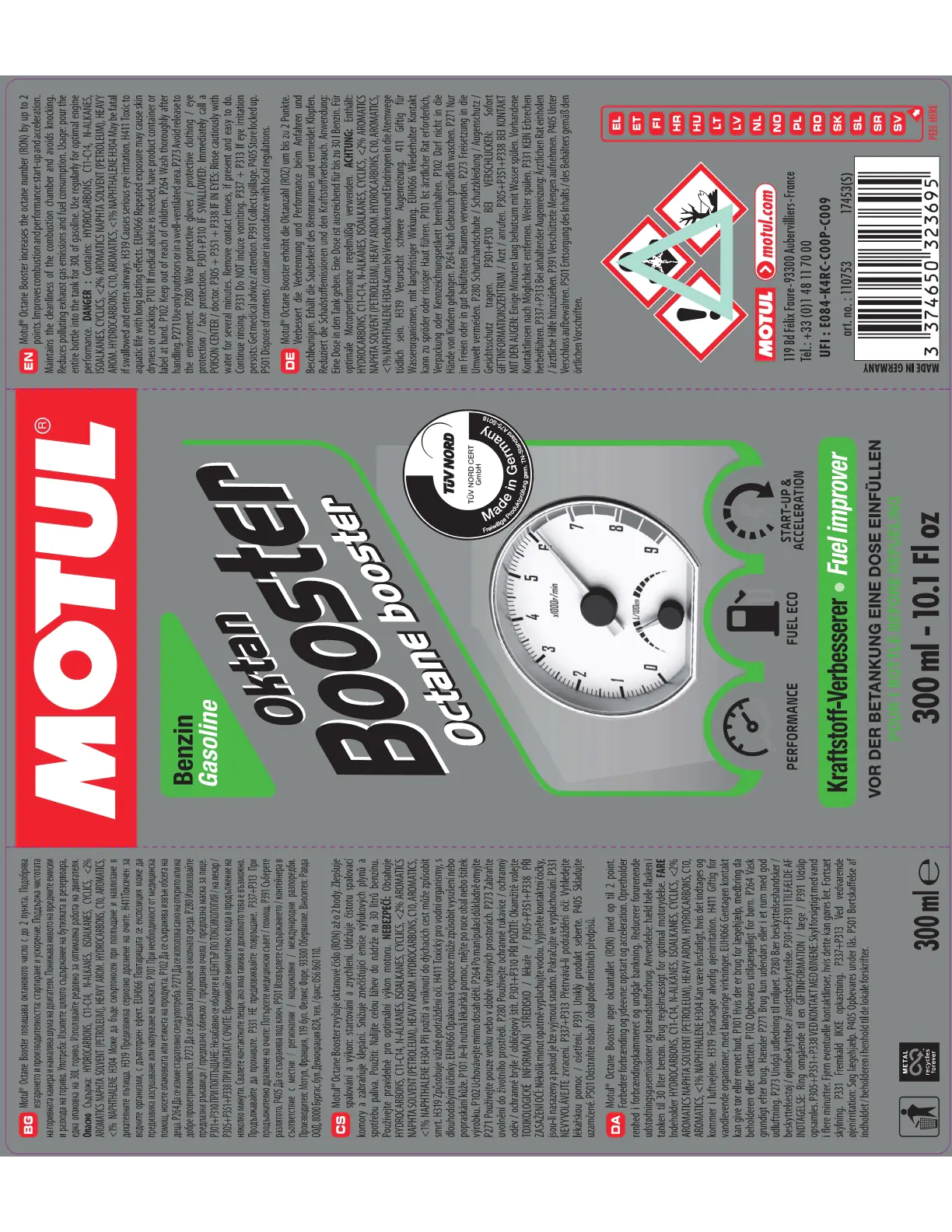Motul Oktan Booster 300ml