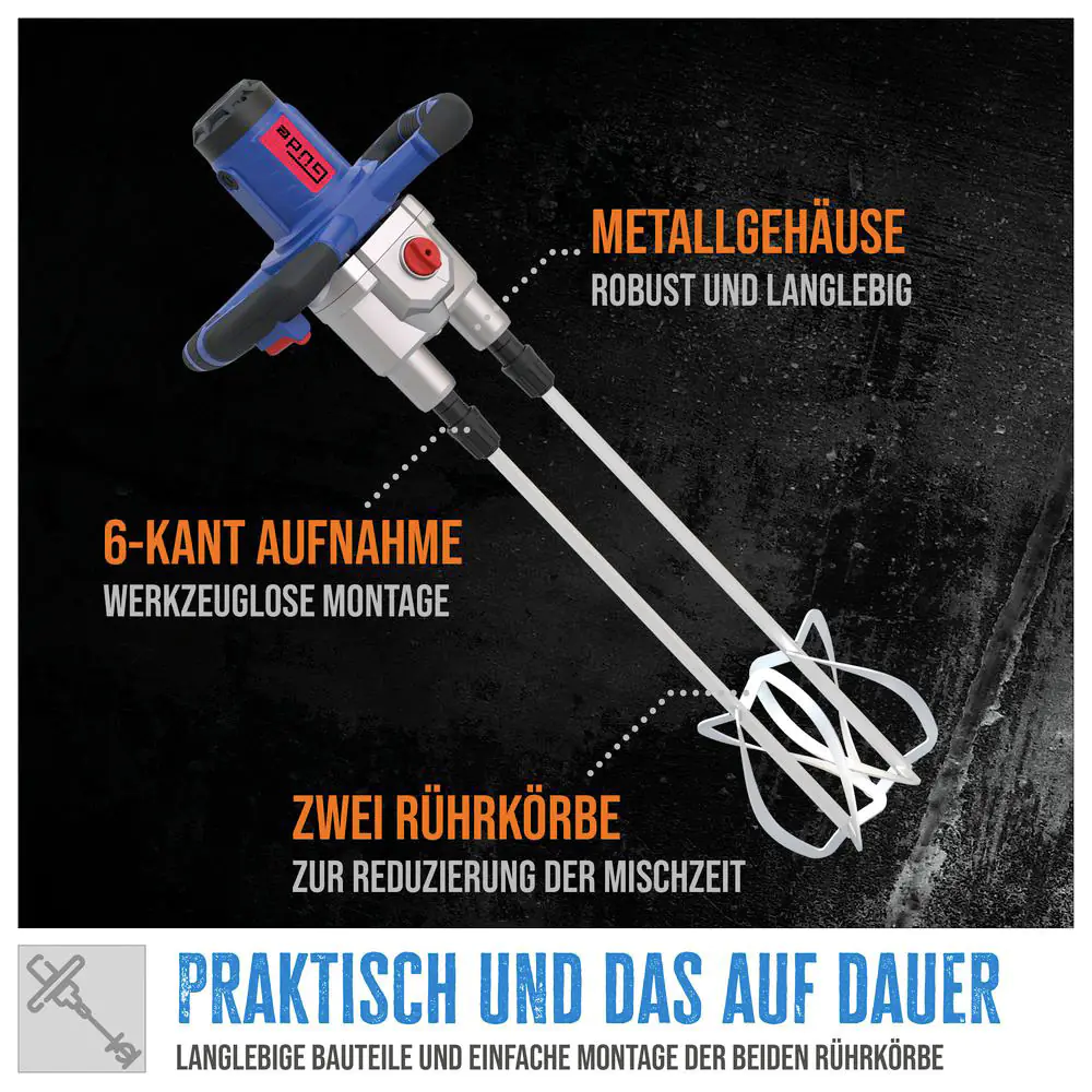 Güde Rührwerk GRW 1811.1 TWIN 1800 W Güde Rührwerk GRW 1811.1 TWIN 1800 W