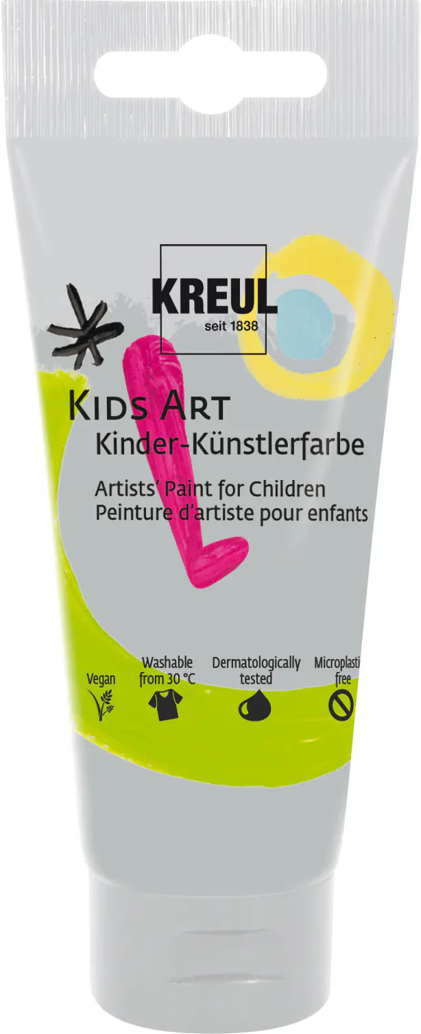 Kreul Kids Art Kinder-Künstlerfarbe silber Tube 75 ml Kreul Kids Art Kinder-Künstlerfarbe silber Tube 75 ml