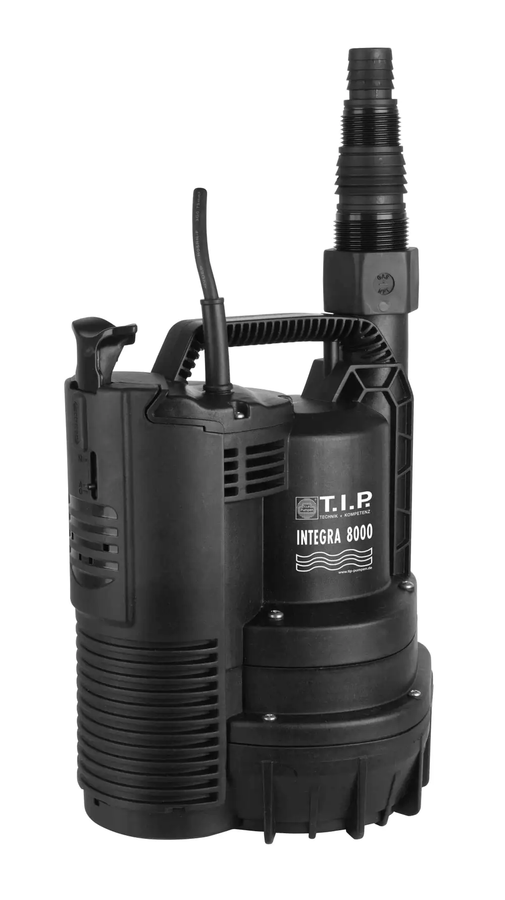T.I.P. Drainage Tauchpumpe Integra 8000 l/h 7 m 300 Watt