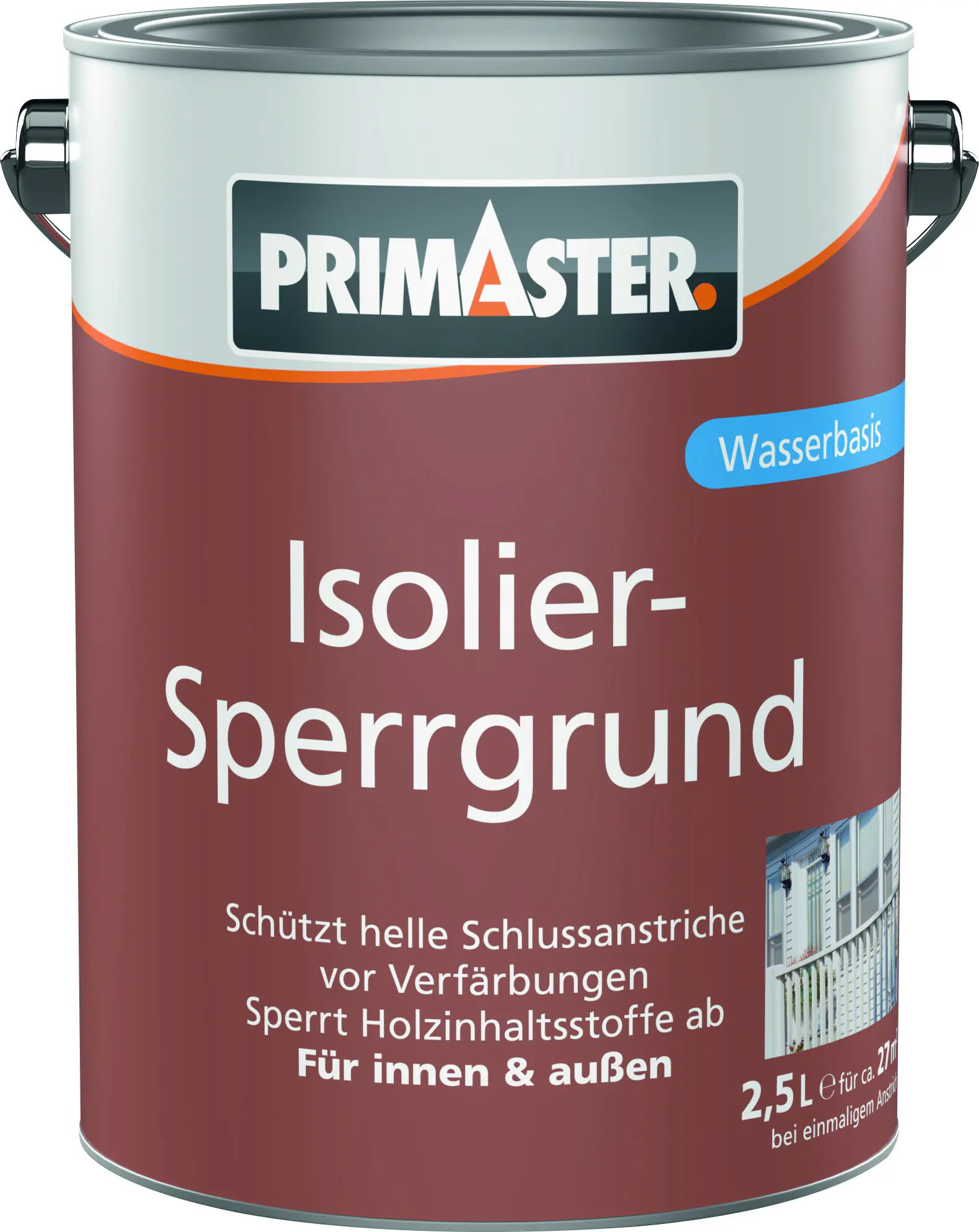 Primaster Isoliersperrgrund 2,5 L weiß