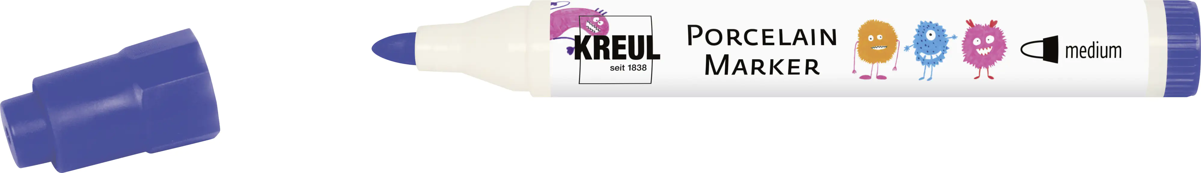 Kreul PorcelainPen easy dunkelblau 1 - 3 mm