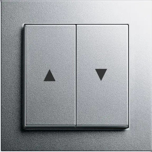 Gira Jalousienschalterwippe E2, aluminium, 029426 Gira Jalousienschalterwippe E2, aluminium, 029426
