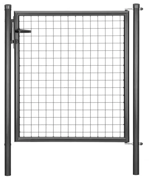 4004338600129 Alberts Wellengittertor Ø 60 mm 150 cm anthrazit